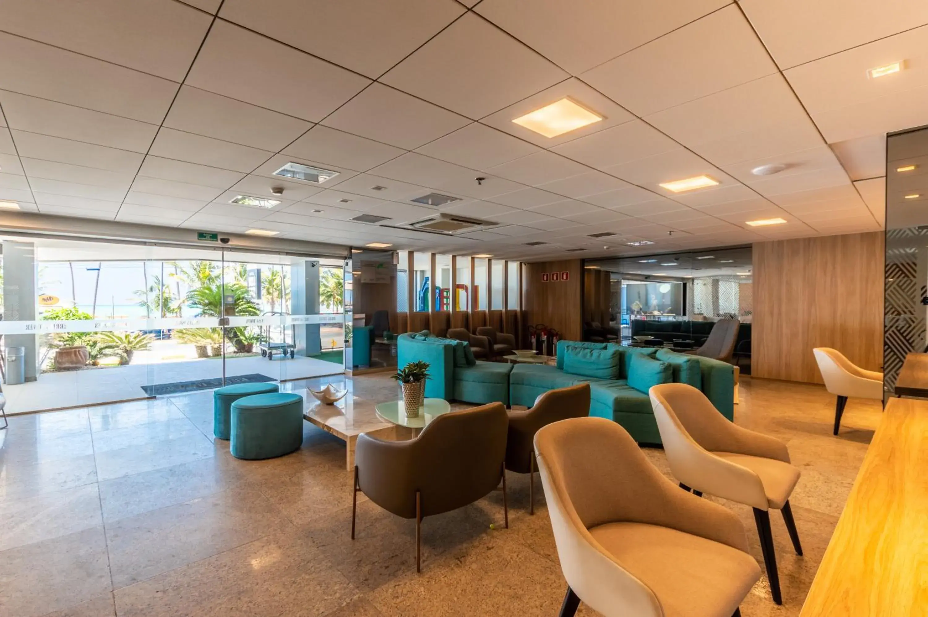 Lobby or reception in Hotel Brisa Tower Maceió Lobby or reception in Hotel Brisa Tower Maceió