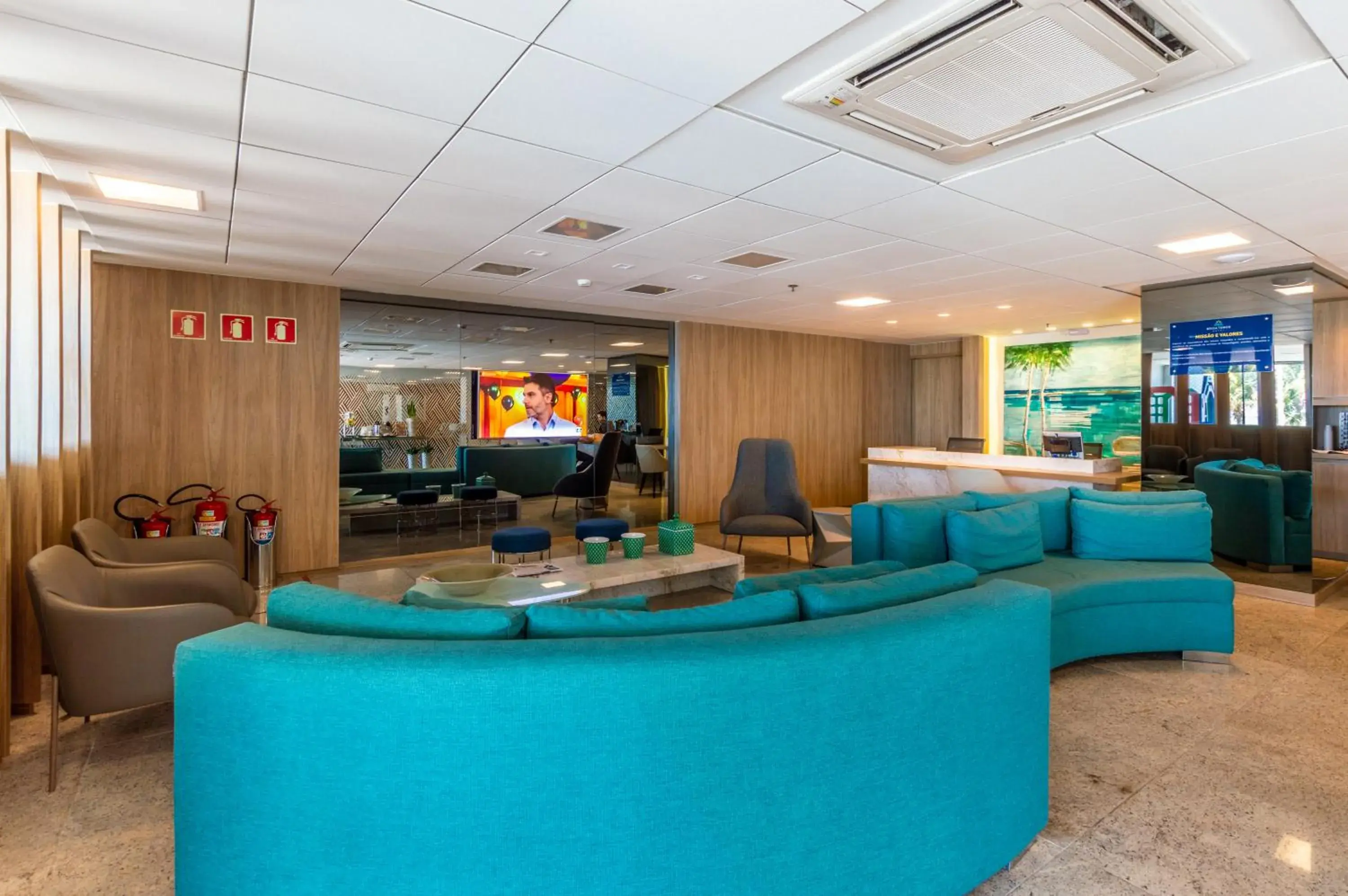 Lobby or reception in Hotel Brisa Tower Maceió Lobby or reception in Hotel Brisa Tower Maceió