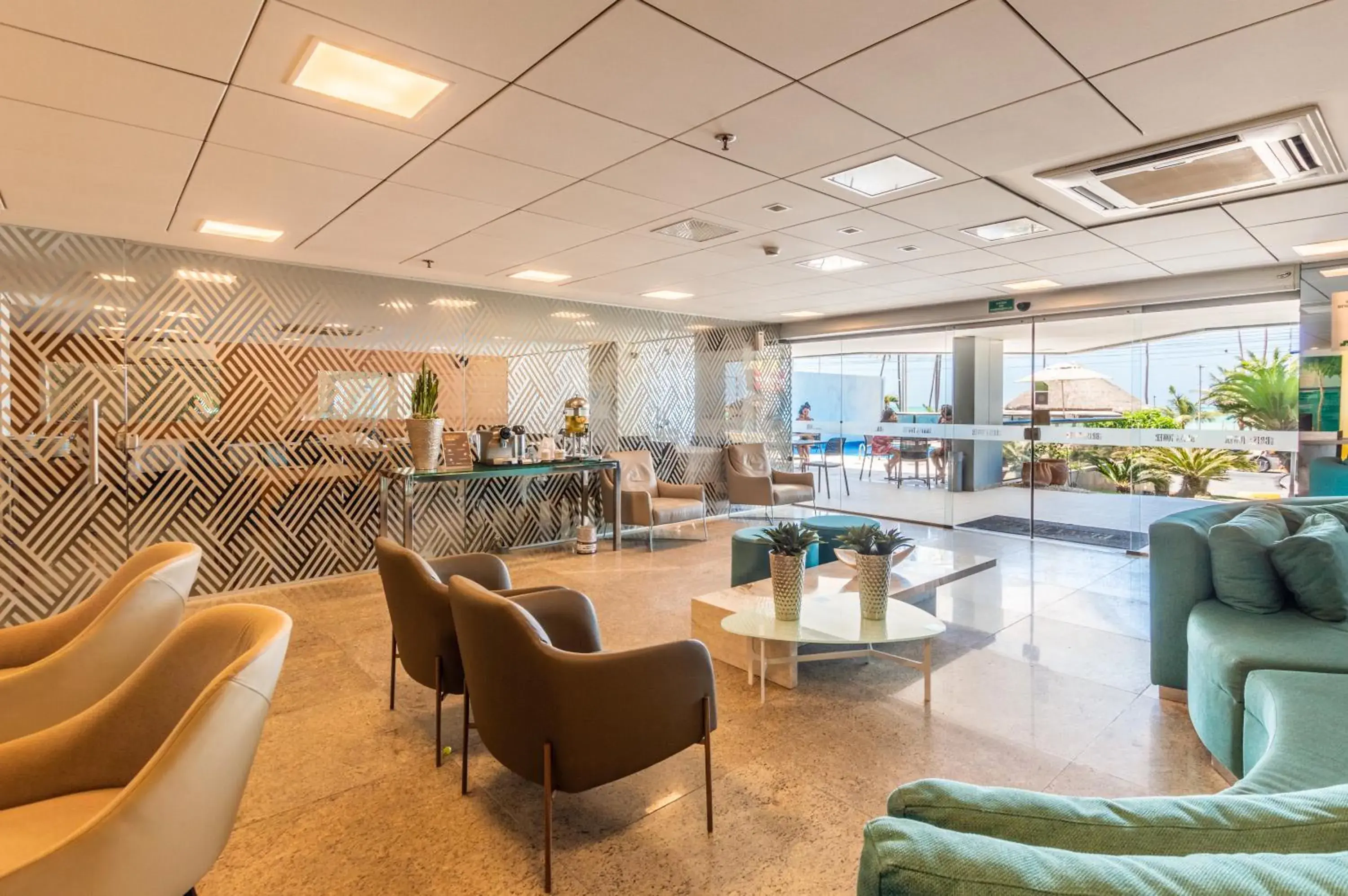 Lobby or reception in Hotel Brisa Tower Maceió Lobby or reception in Hotel Brisa Tower Maceió