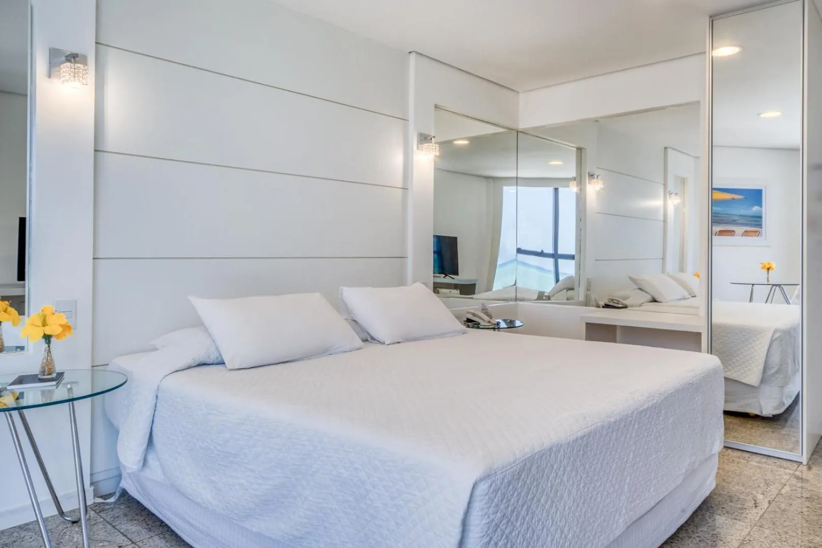 Bed in Hotel Brisa Tower Maceió