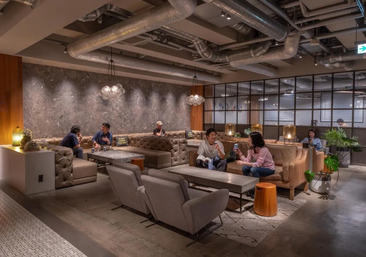 Communal lounge/ TV room in The Millennials Kyoto