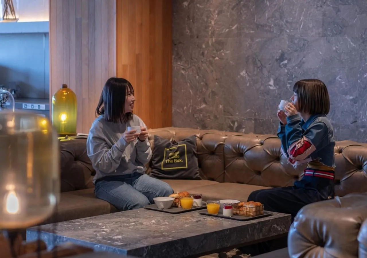 Communal lounge/ TV room in The Millennials Kyoto