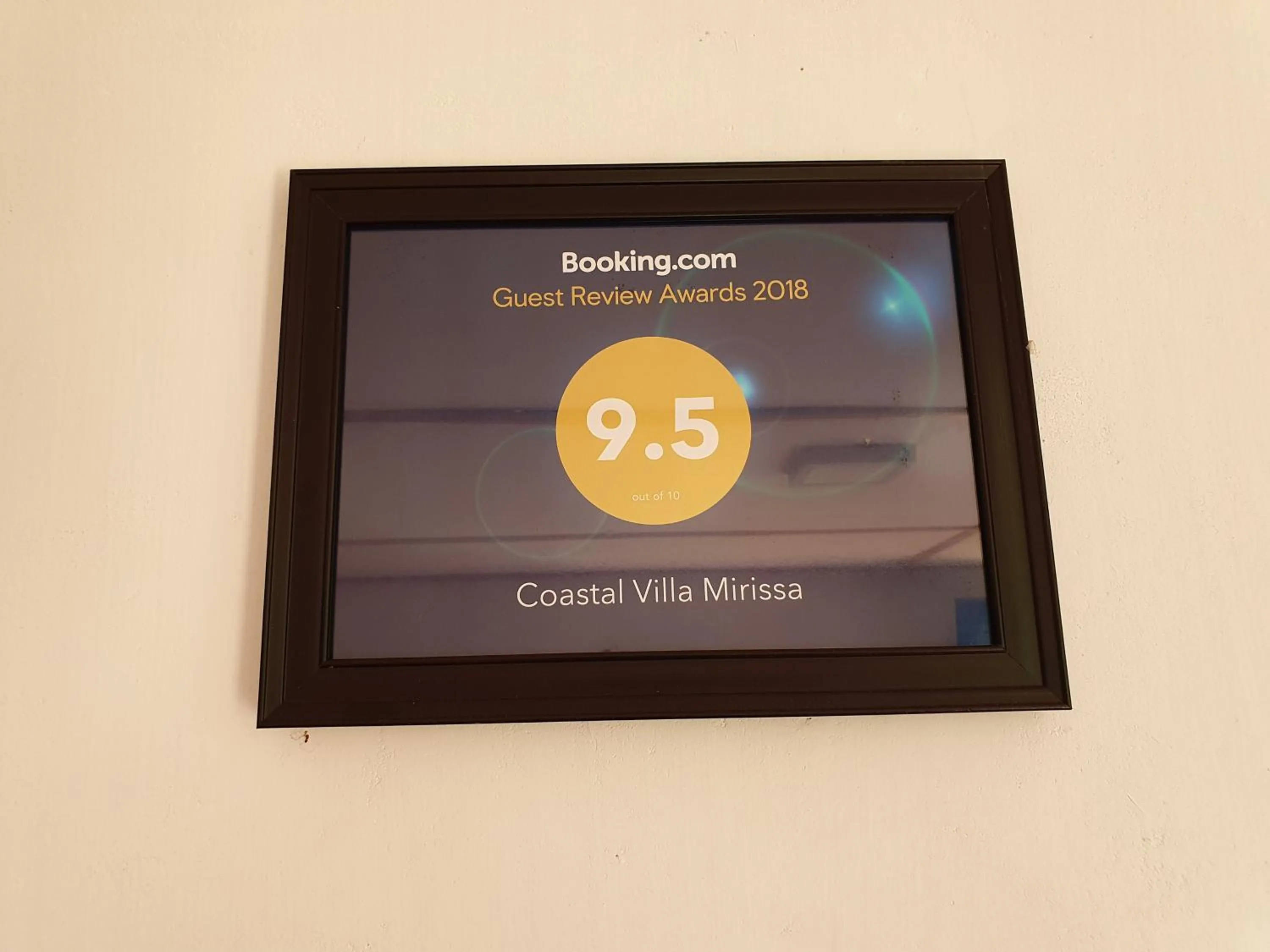 Logo/Certificate/Sign in Coastal Villa Mirissa