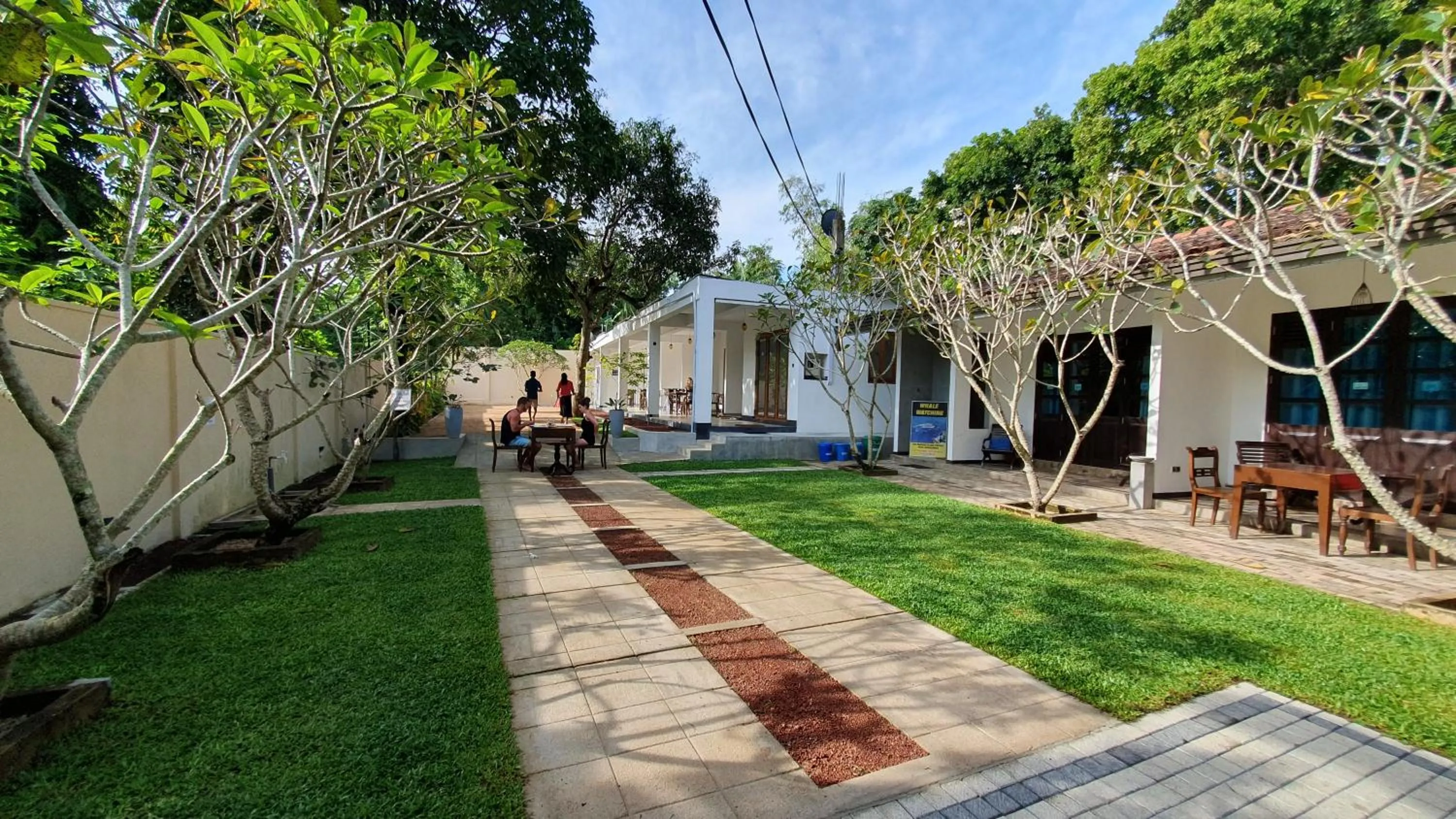 Garden view in Coastal Villa Mirissa