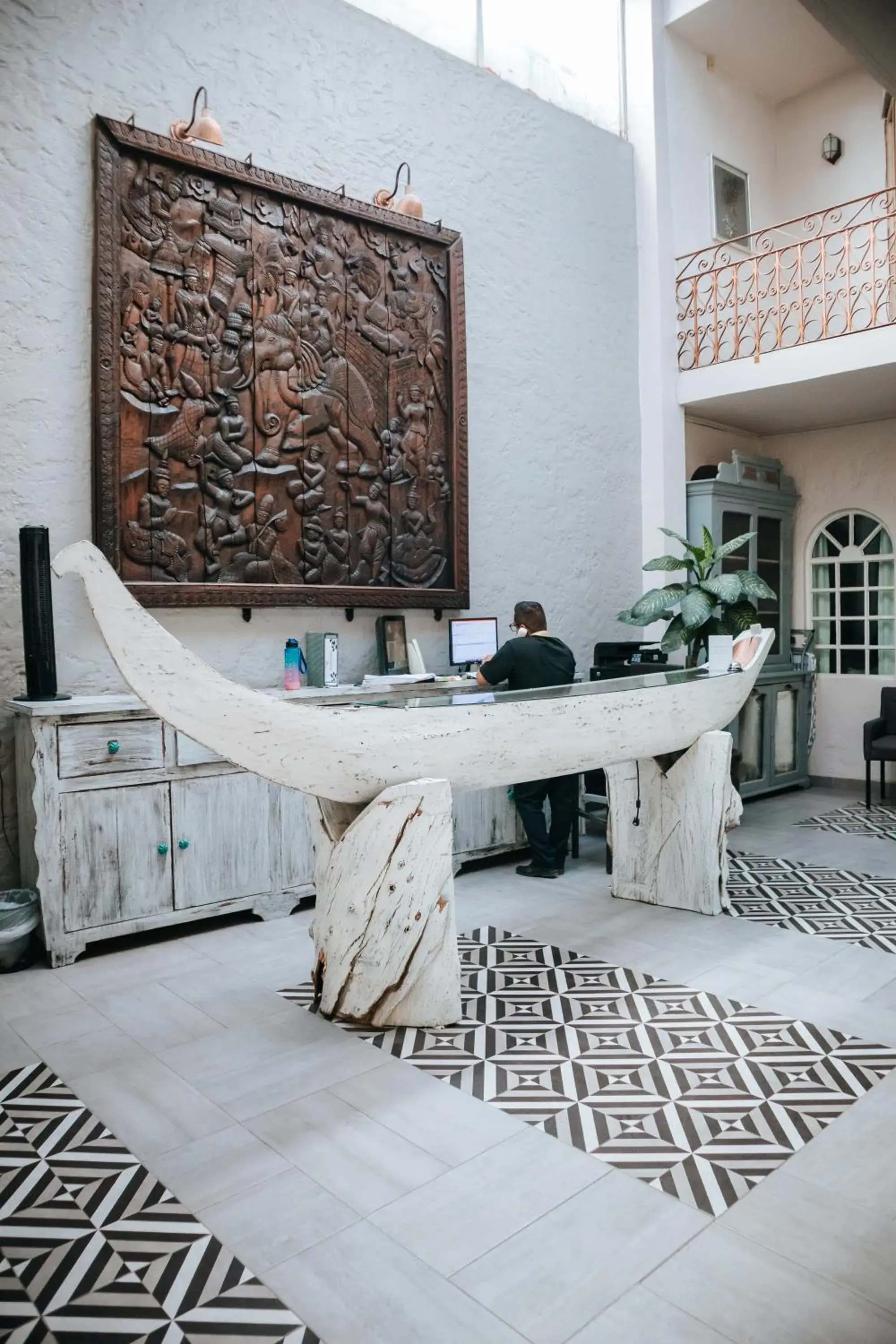 Lobby or reception in Hotel Del Portal San Miguel de Allende Lobby or reception in Hotel Del Portal San Miguel de Allende