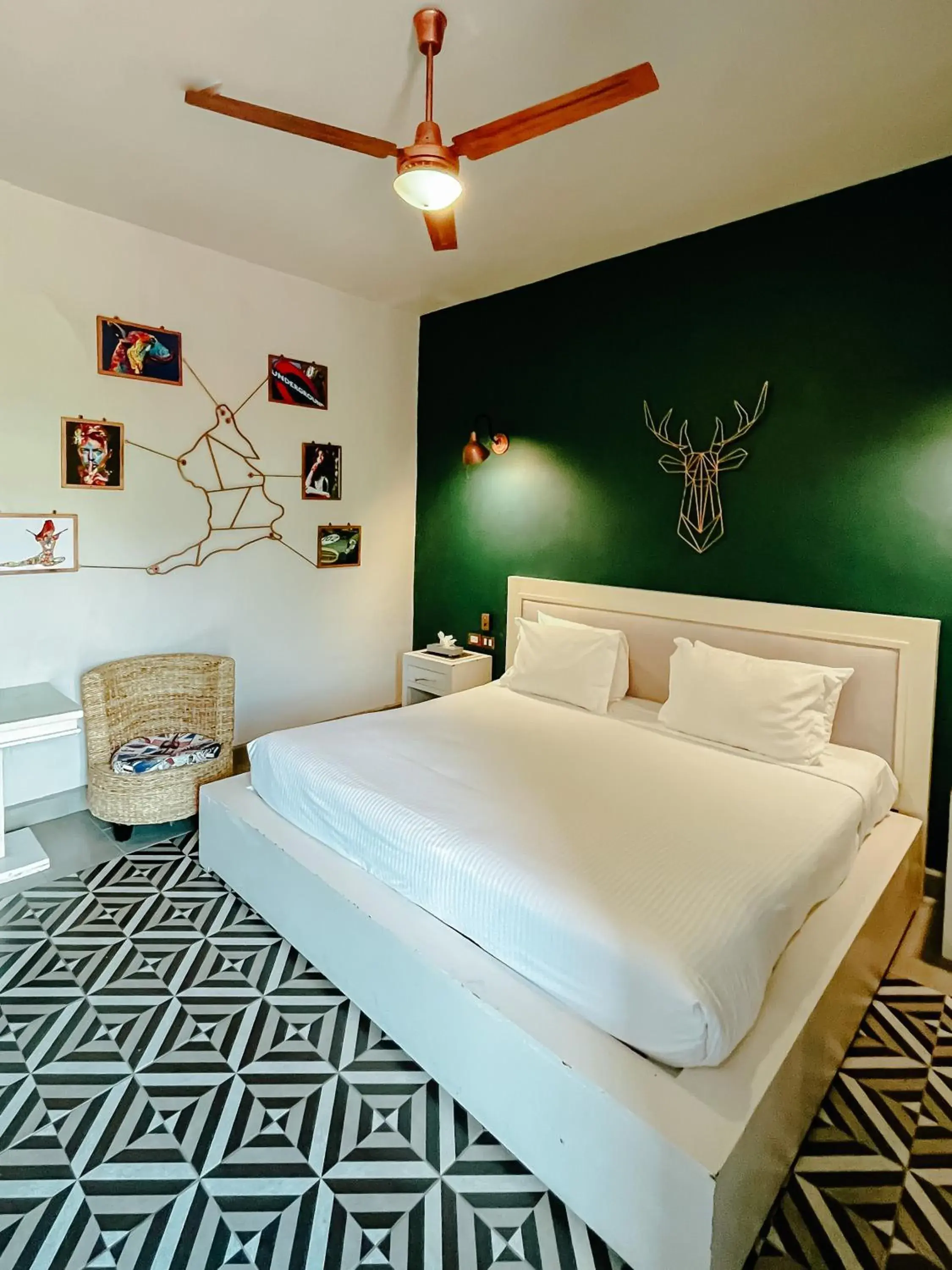 Bed in Hotel Del Portal San Miguel de Allende Bed in Hotel Del Portal San Miguel de Allende