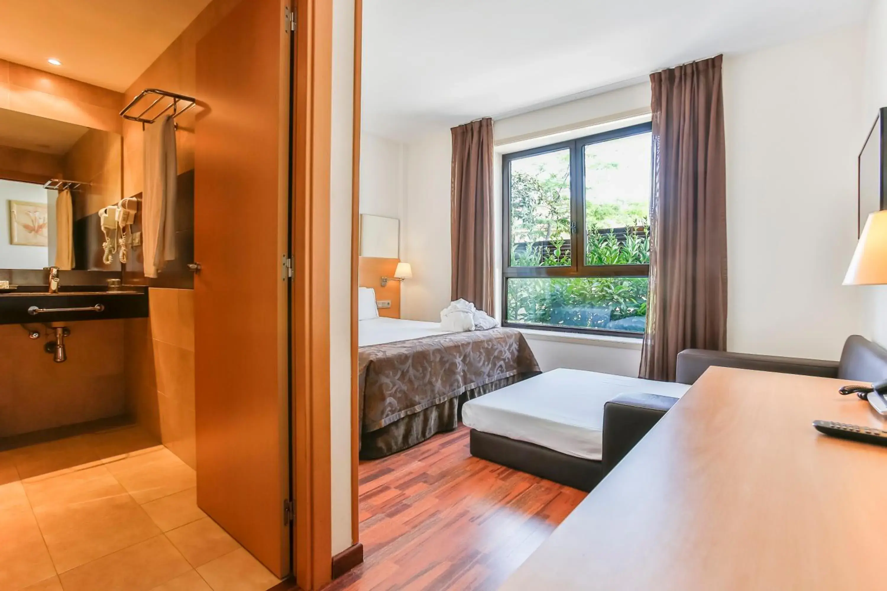 Bed in Hotel Desitges Bed in Hotel Desitges