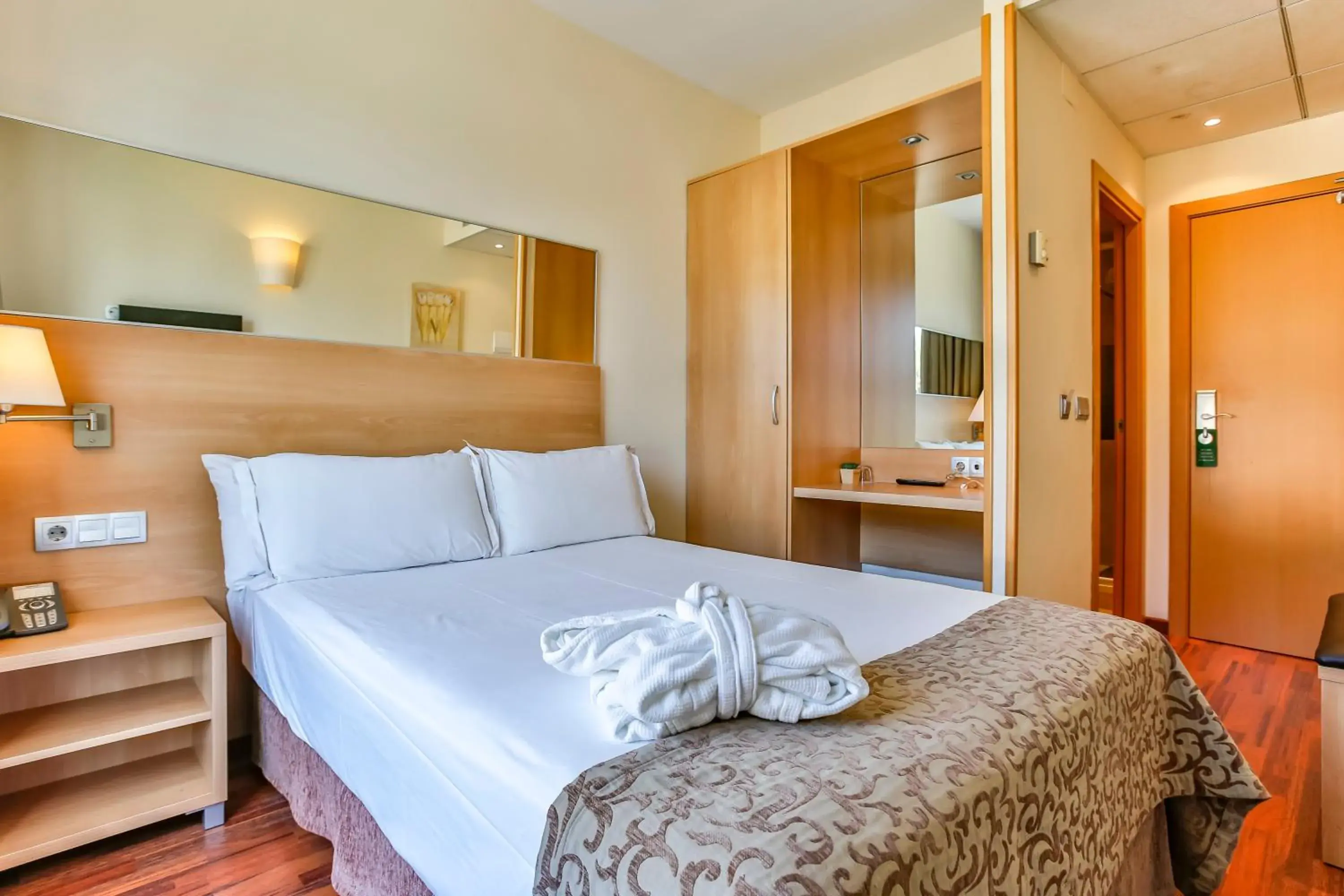 Bed in Hotel Desitges Bed in Hotel Desitges