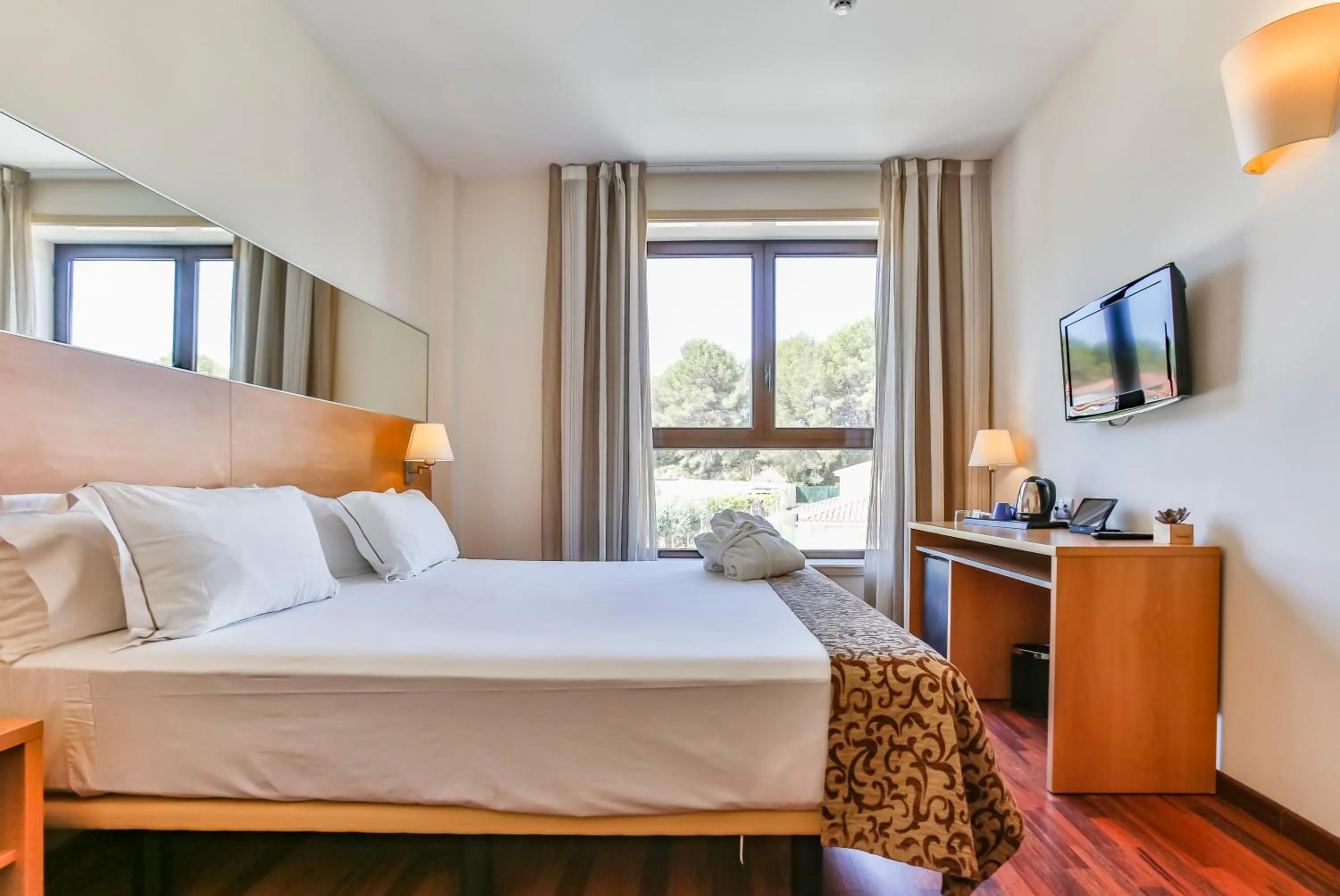 Bed in Hotel Desitges