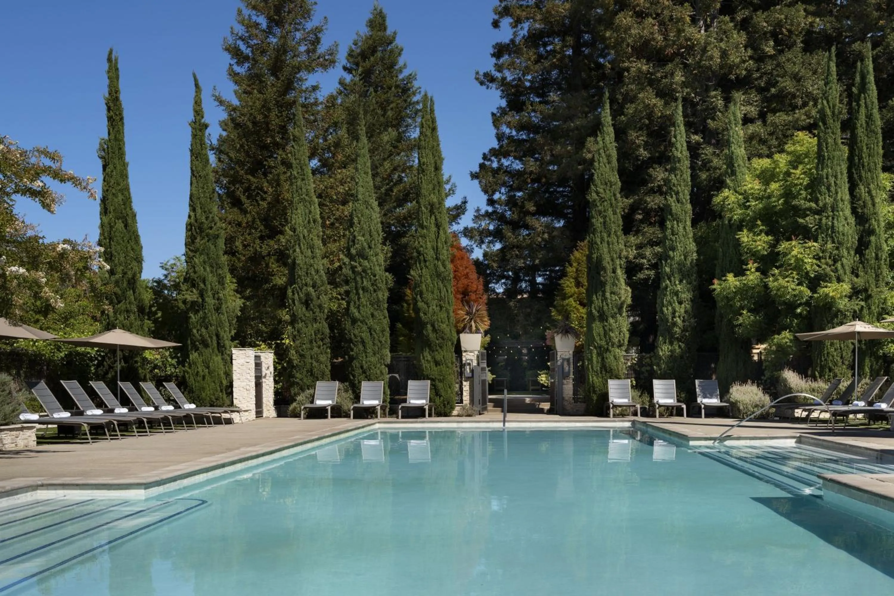 Swimming pool in Napa Valley Marriott Hotel & Spa