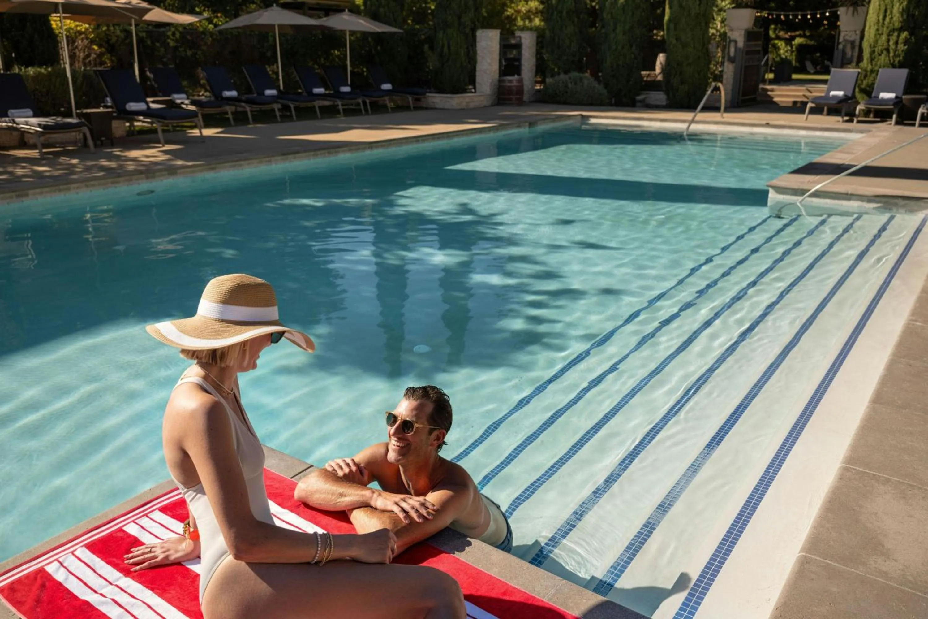 Swimming pool in Napa Valley Marriott Hotel & Spa