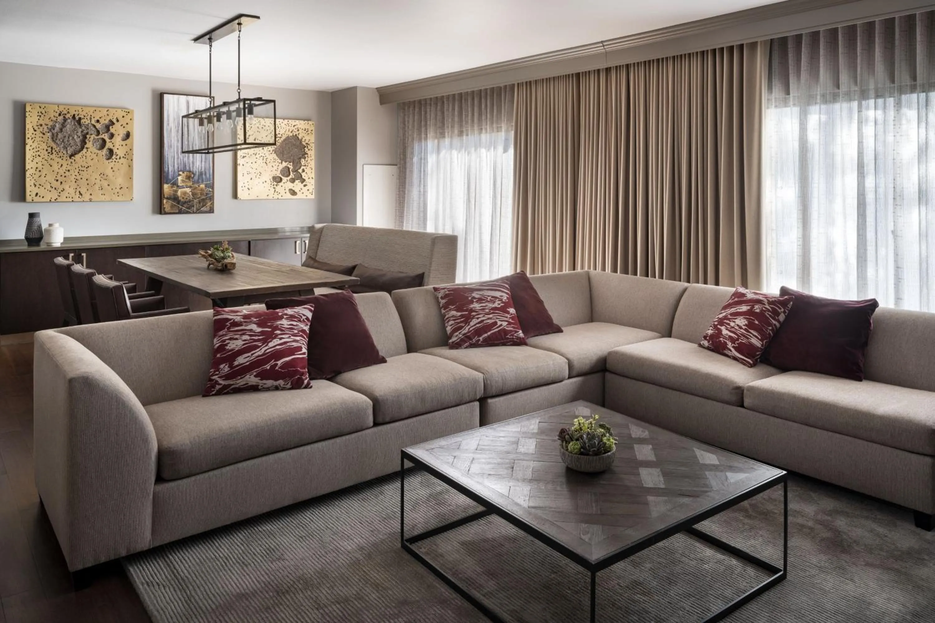 Living room in Napa Valley Marriott Hotel & Spa