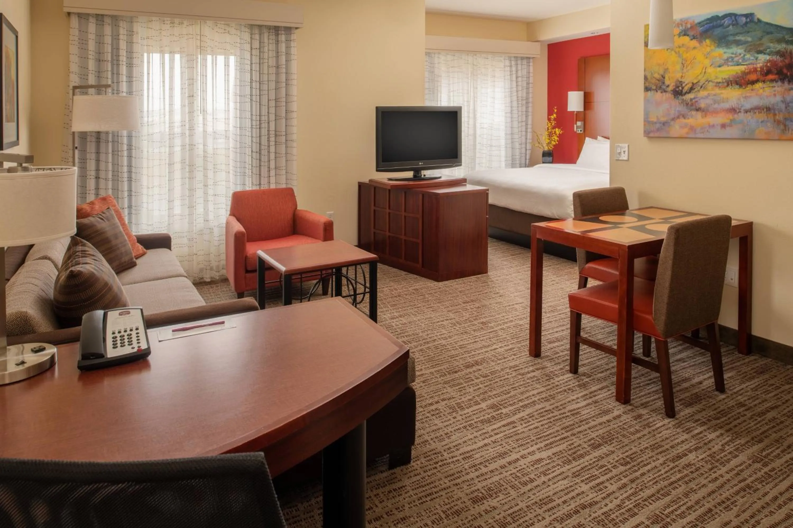 Living room, Bed in Residence Inn by Marriott Helena