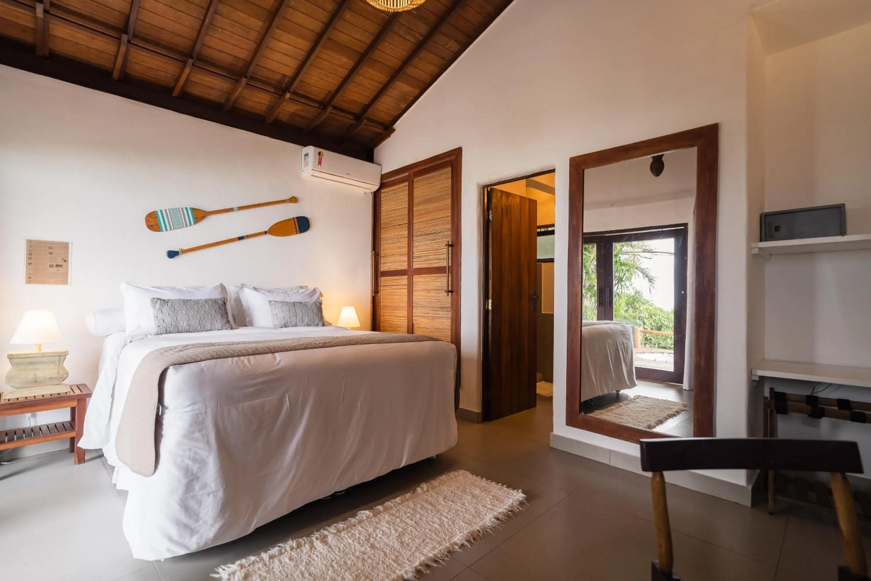 Bedroom, Bed in Beijo do Vento Pousada