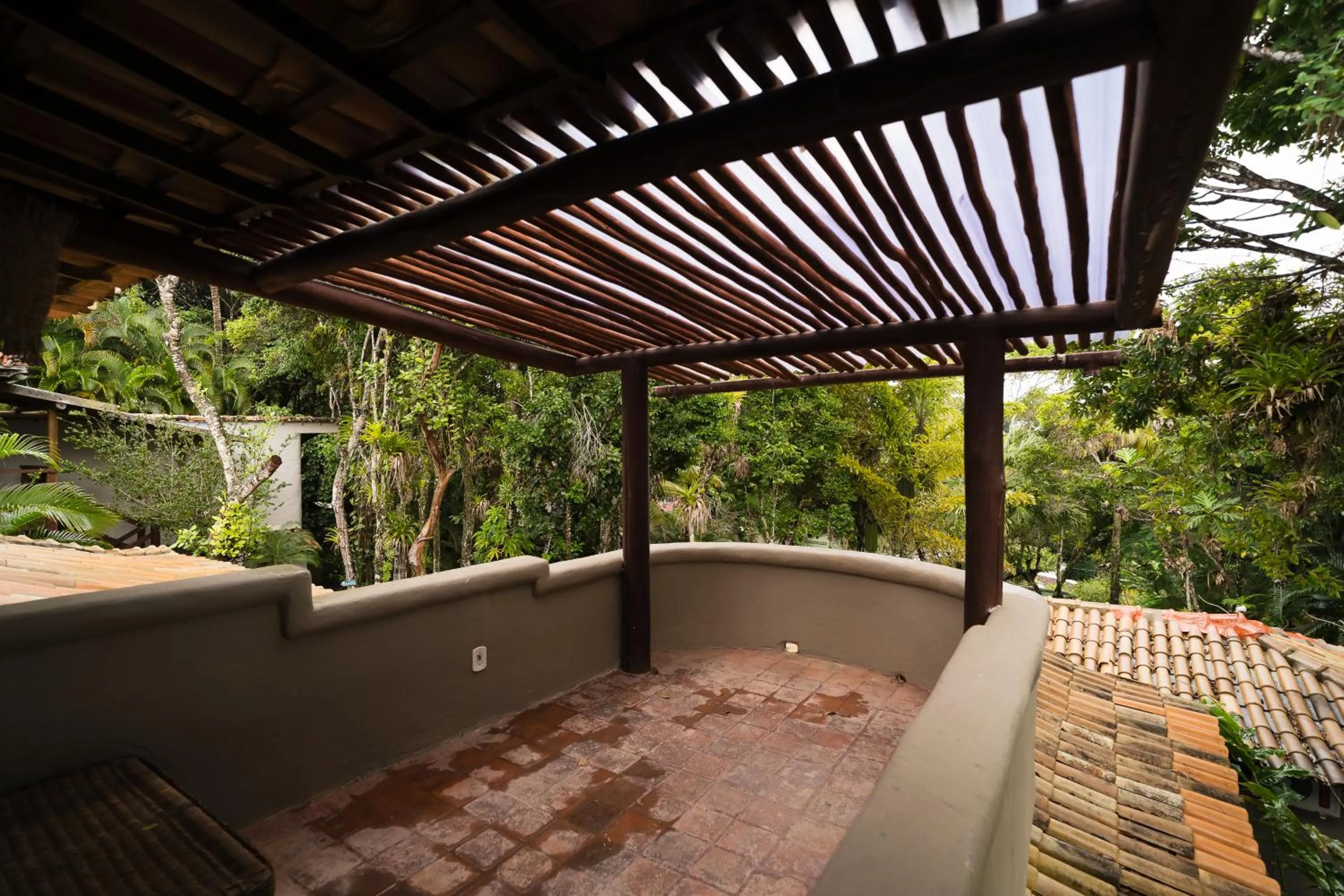 Garden view in Beijo do Vento Pousada