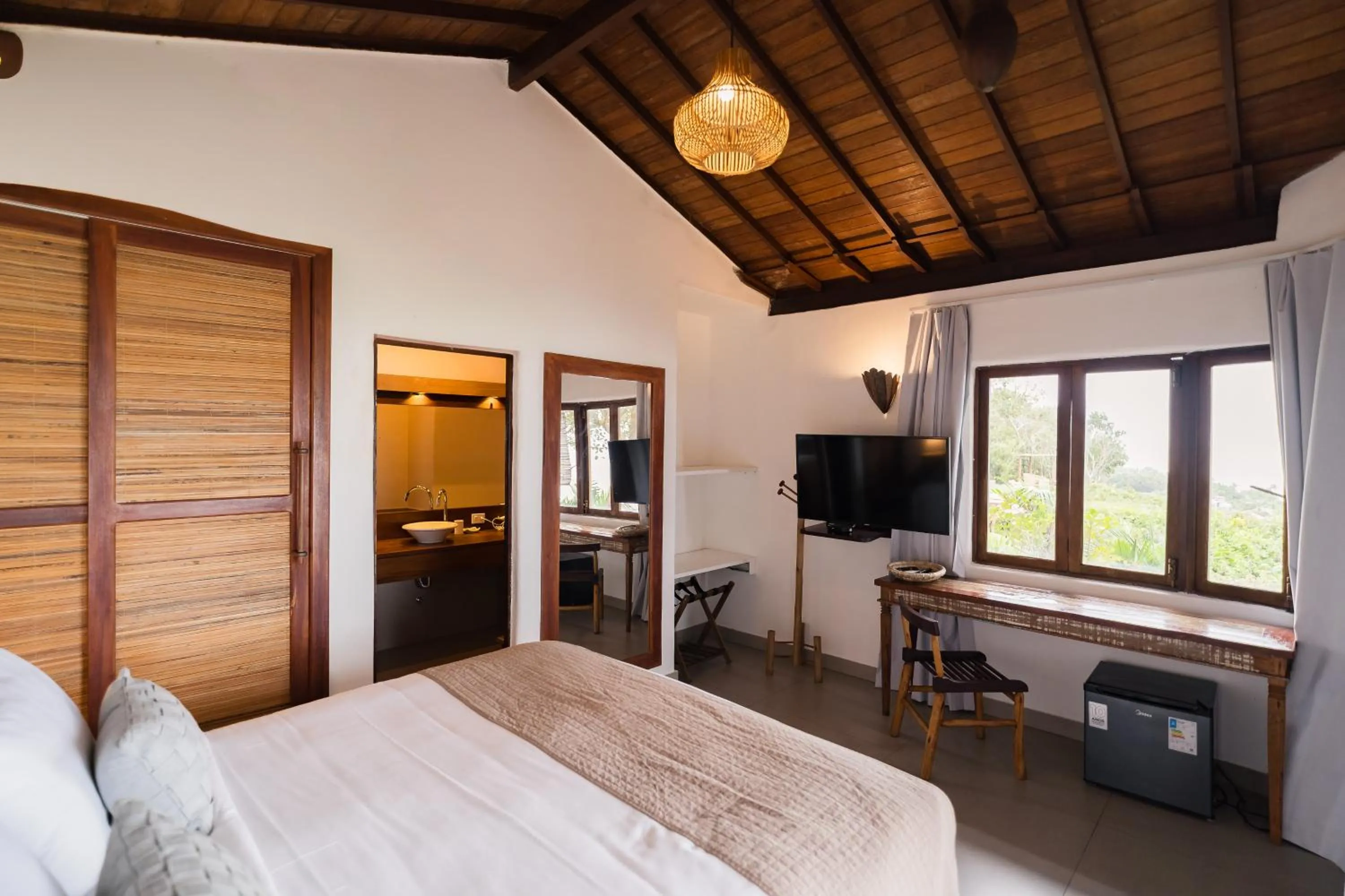 Bedroom, Bed in Beijo do Vento Pousada