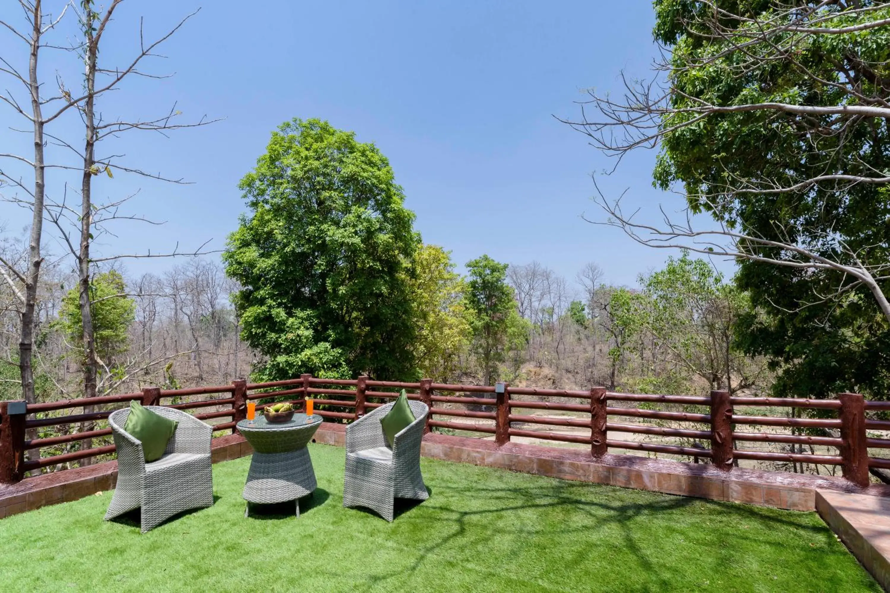 Deluxe Double or Twin Room with River View in The Riverwood Forest Retreat Pench Deluxe Double or Twin Room with River View in The Riverwood Forest Retreat Pench