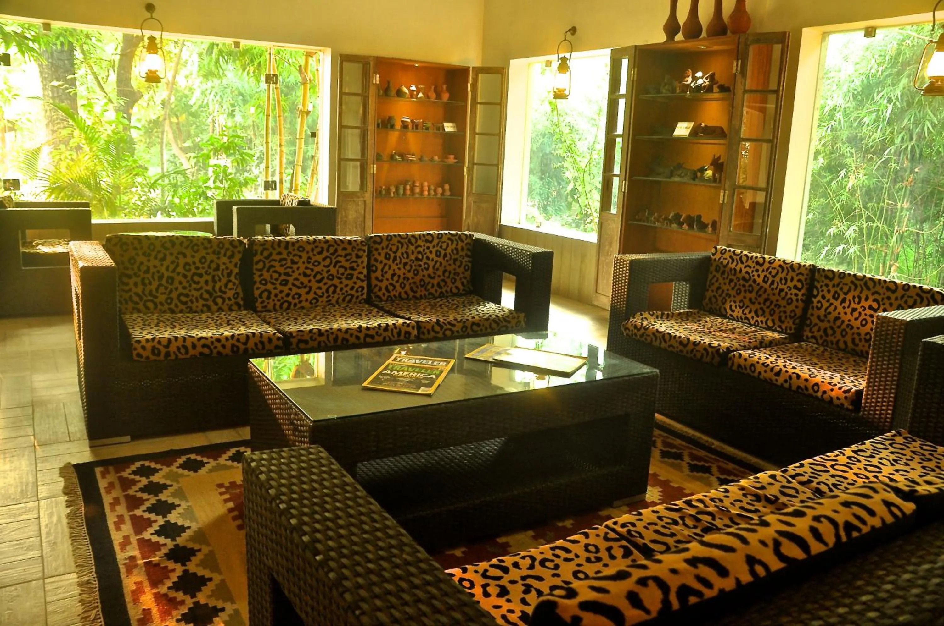 Lobby or reception in The Riverwood Forest Retreat Pench