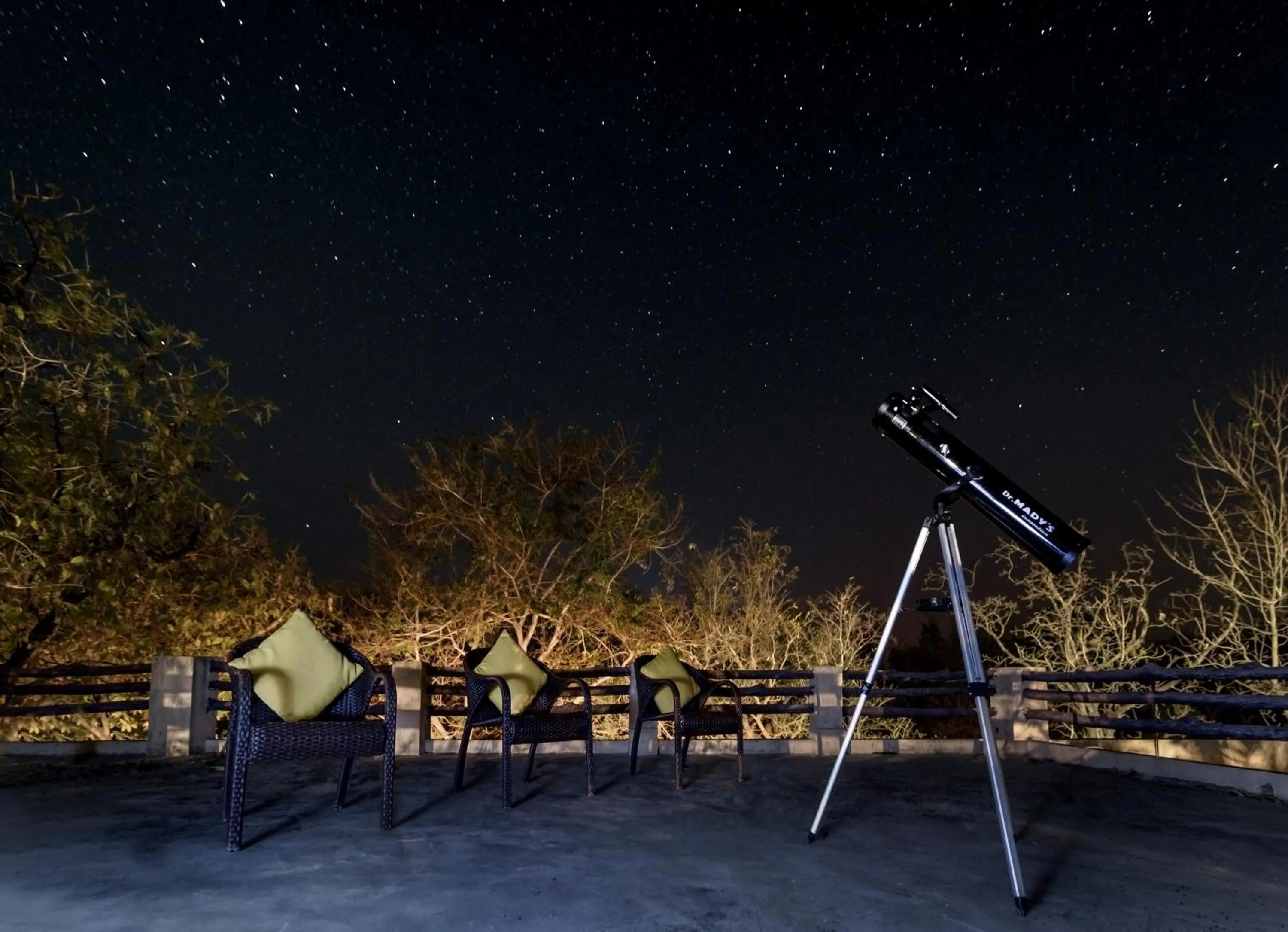Balcony/Terrace in The Riverwood Forest Retreat Pench