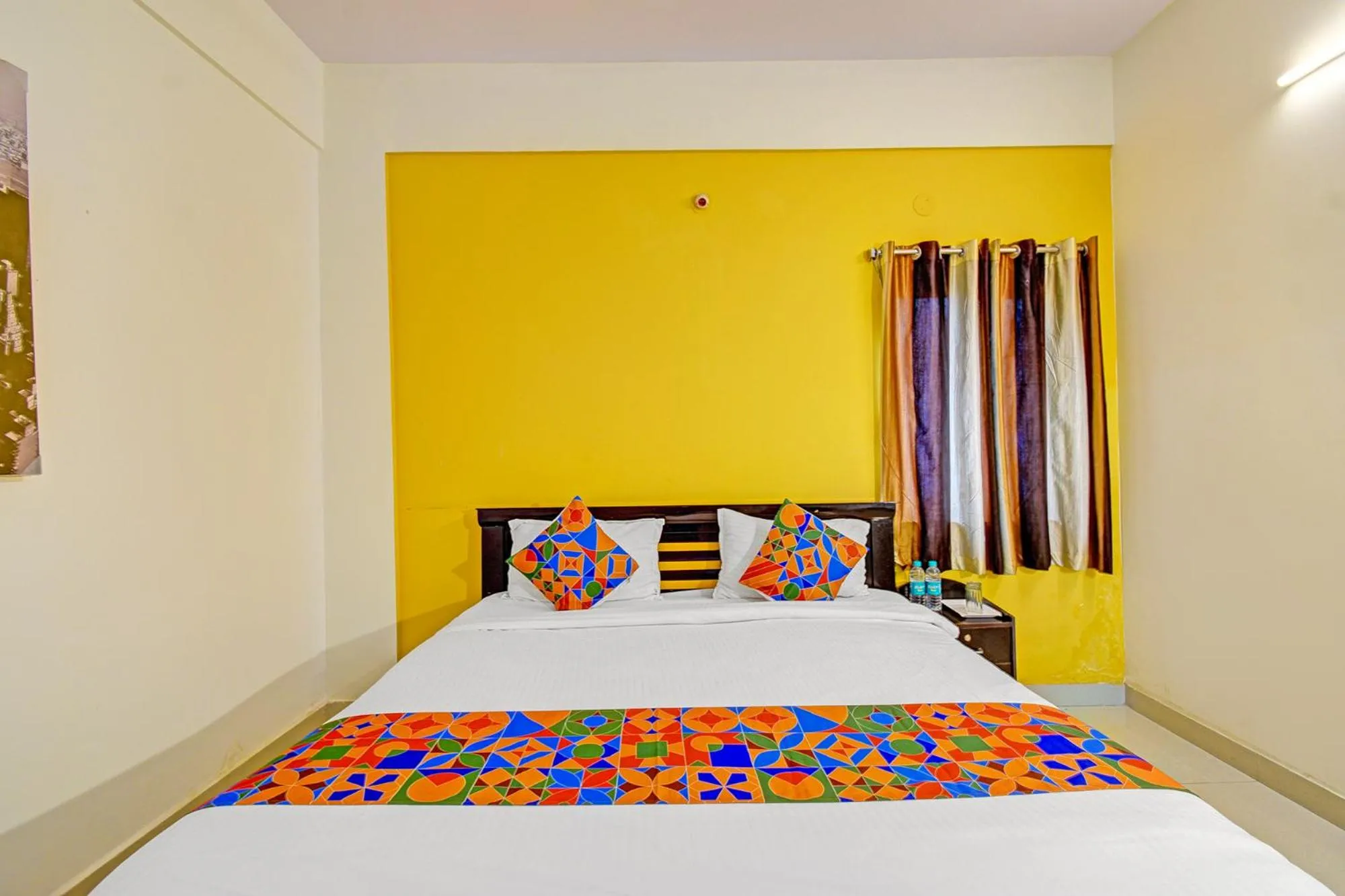 Bed in FabHotel Namaha Suites - Nr Hyderabad International Airport, Shamshabad