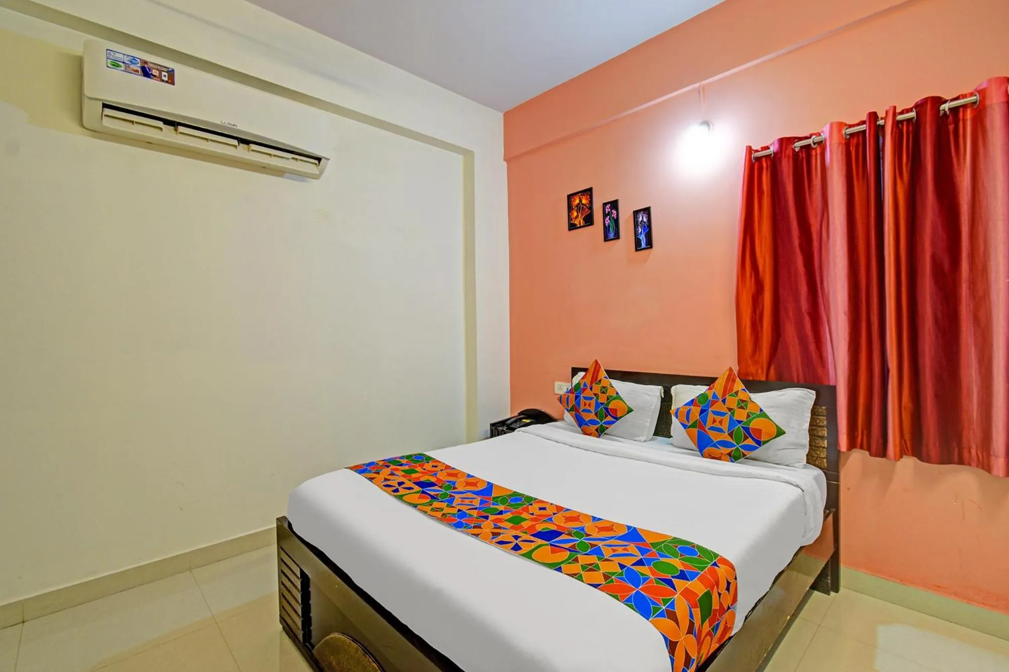 Bed in FabHotel Namaha Suites - Nr Hyderabad International Airport, Shamshabad