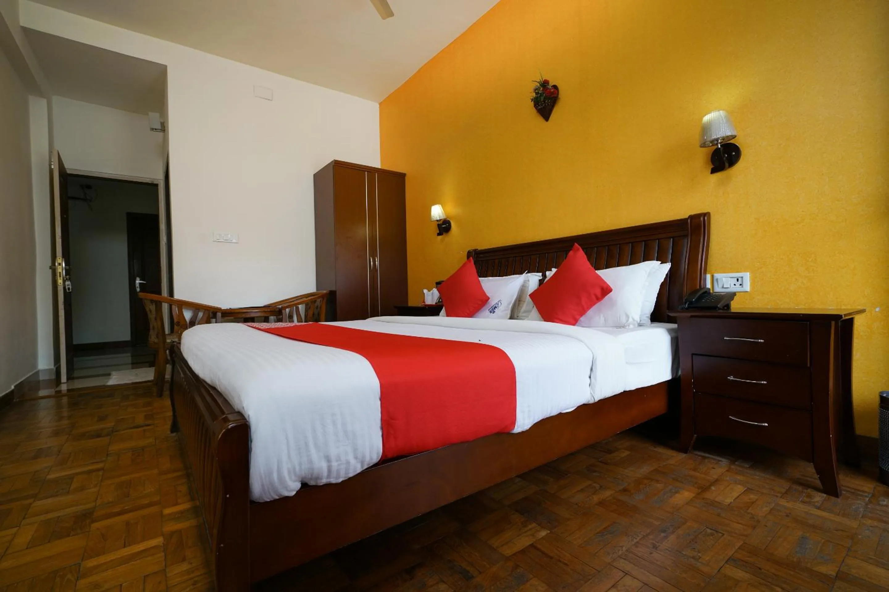 Bedroom, Bed in MGS Residency