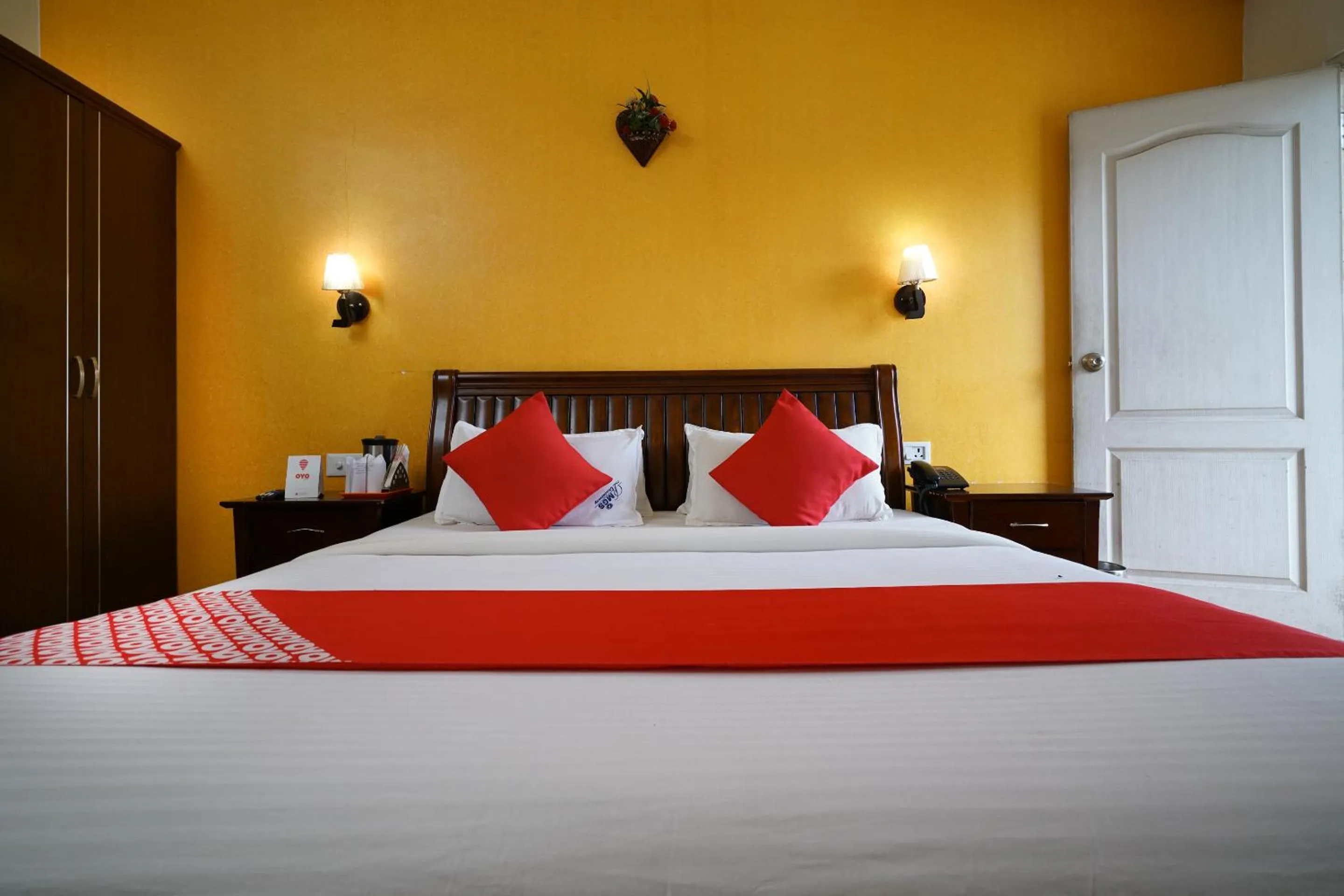 Bedroom, Bed in MGS Residency