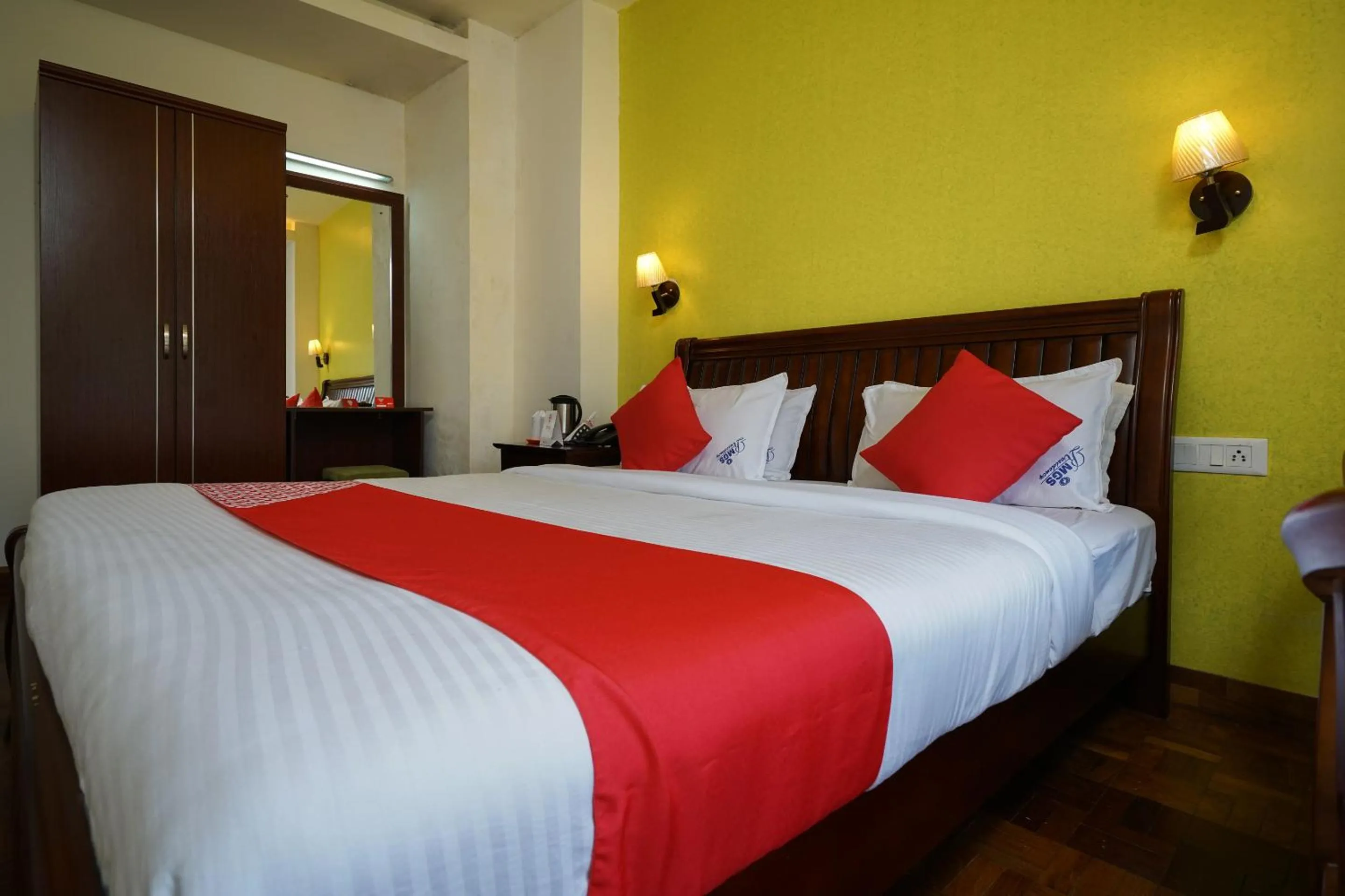 Bedroom, Bed in MGS Residency