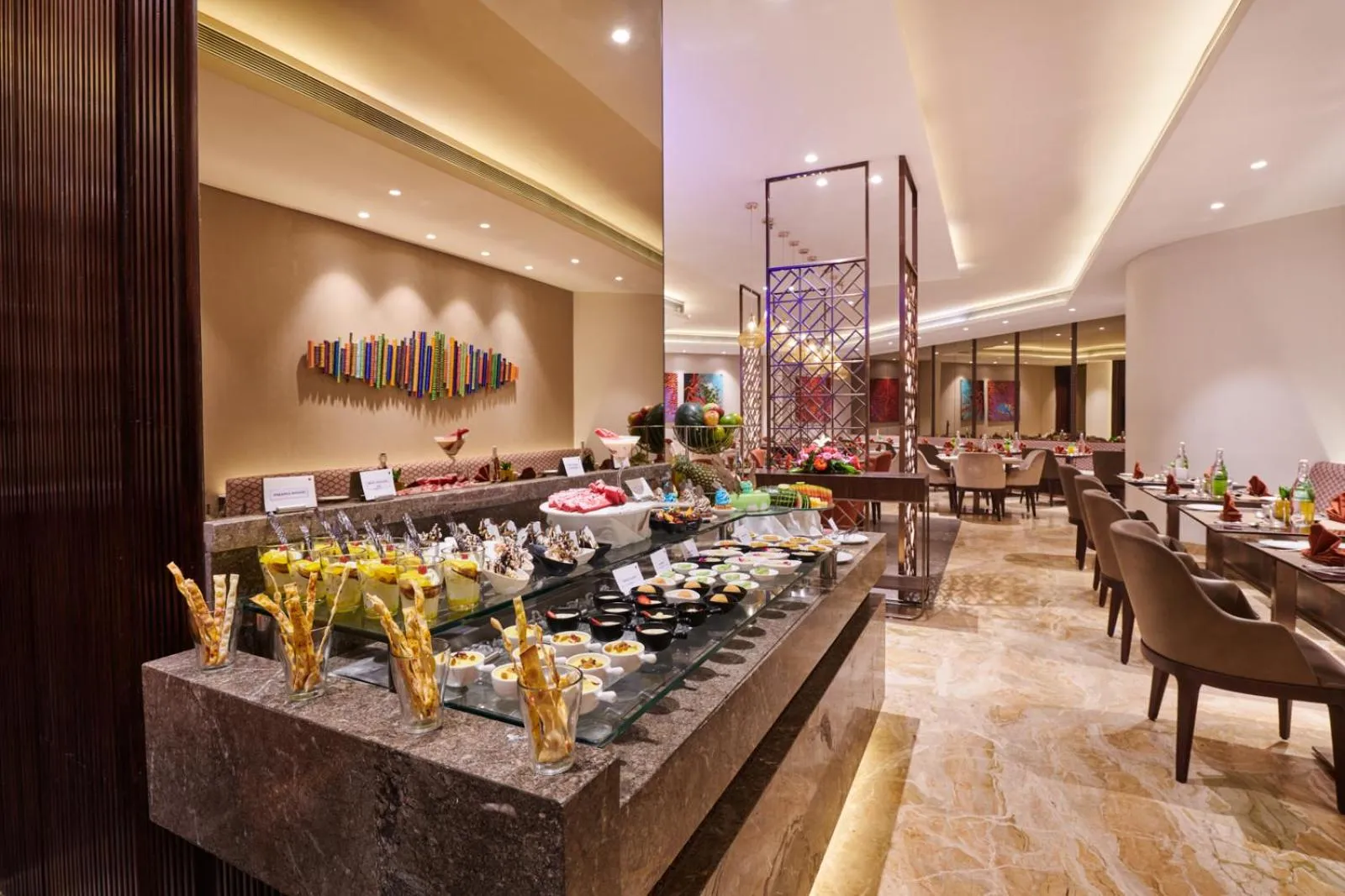 Breakfast in The Pride Hotel, Nagpur