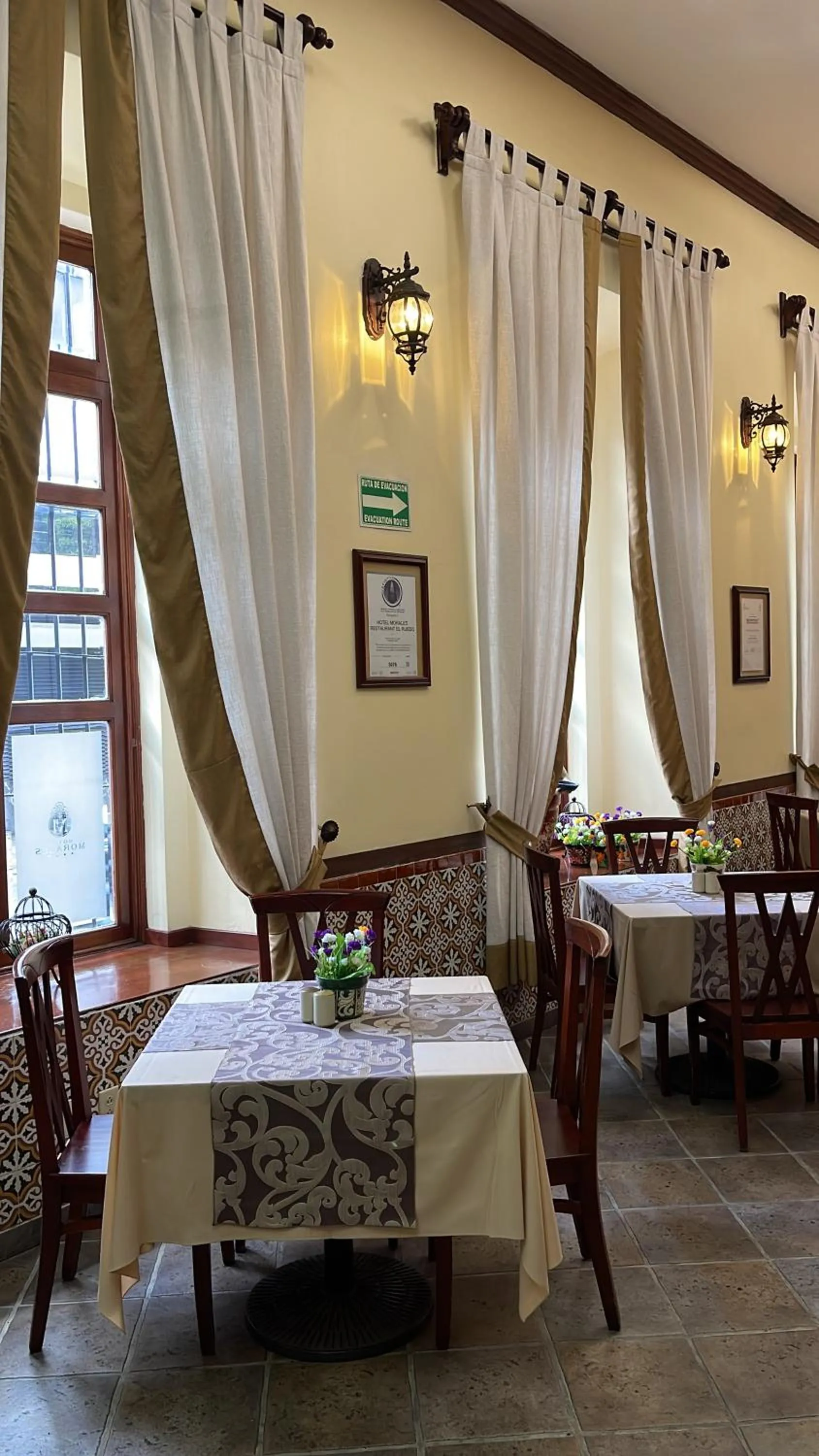 Restaurant/places to eat in Hotel Morales Historical & Colonial Downtown Core