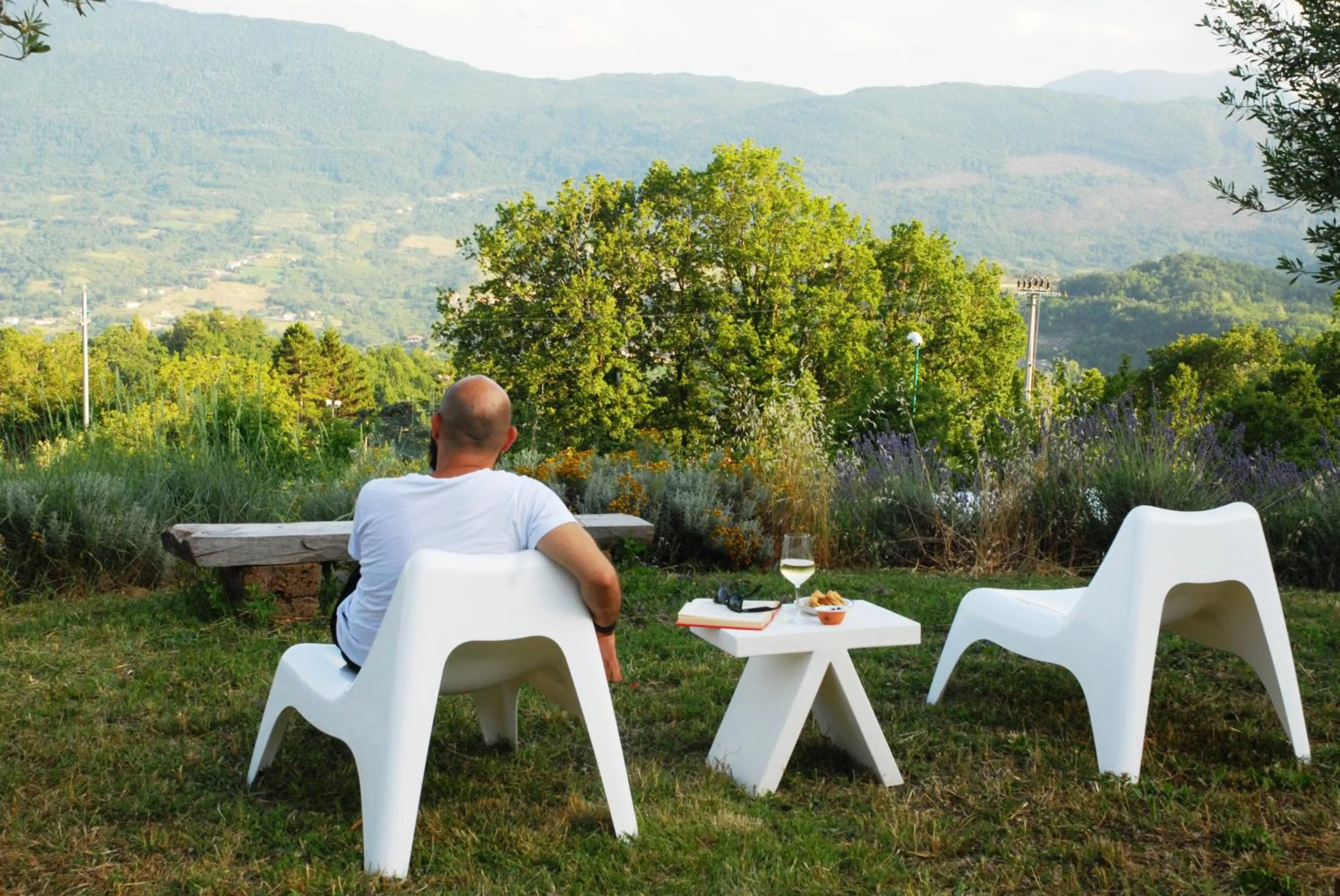 Mountain view in B&B La Montagna Rosa