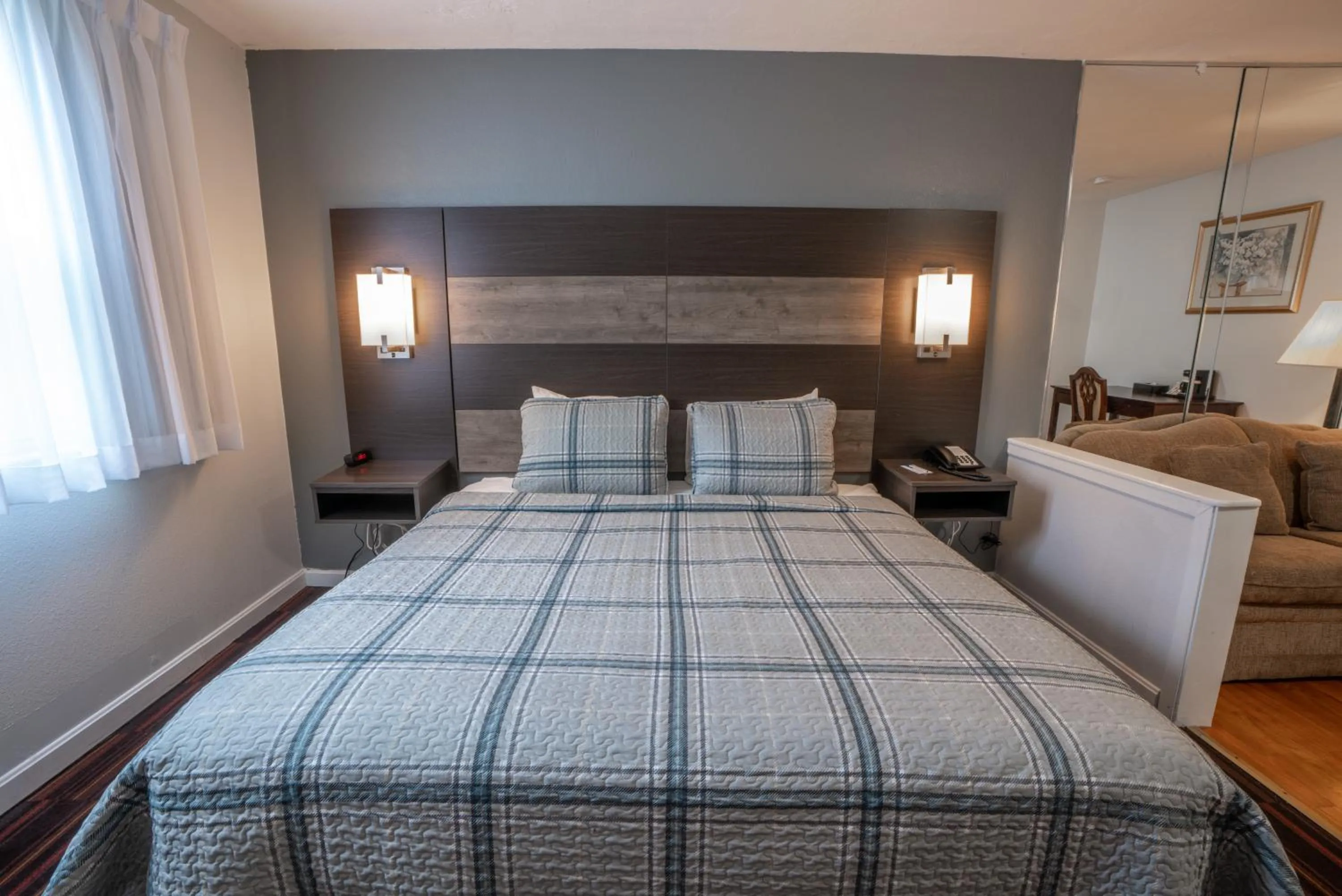 Bed in Hyannis Plaza Hotel