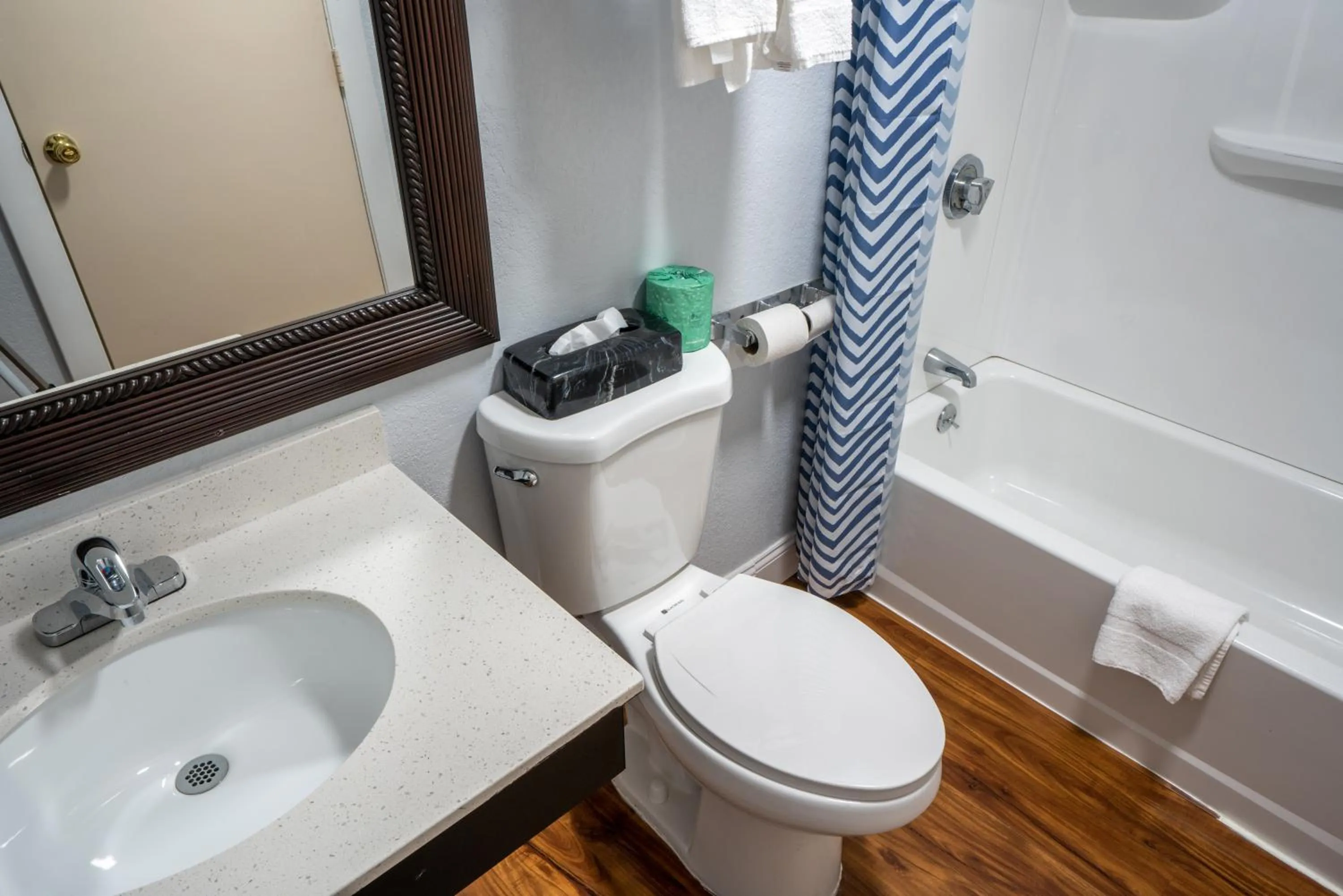 Shower in Hyannis Plaza Hotel