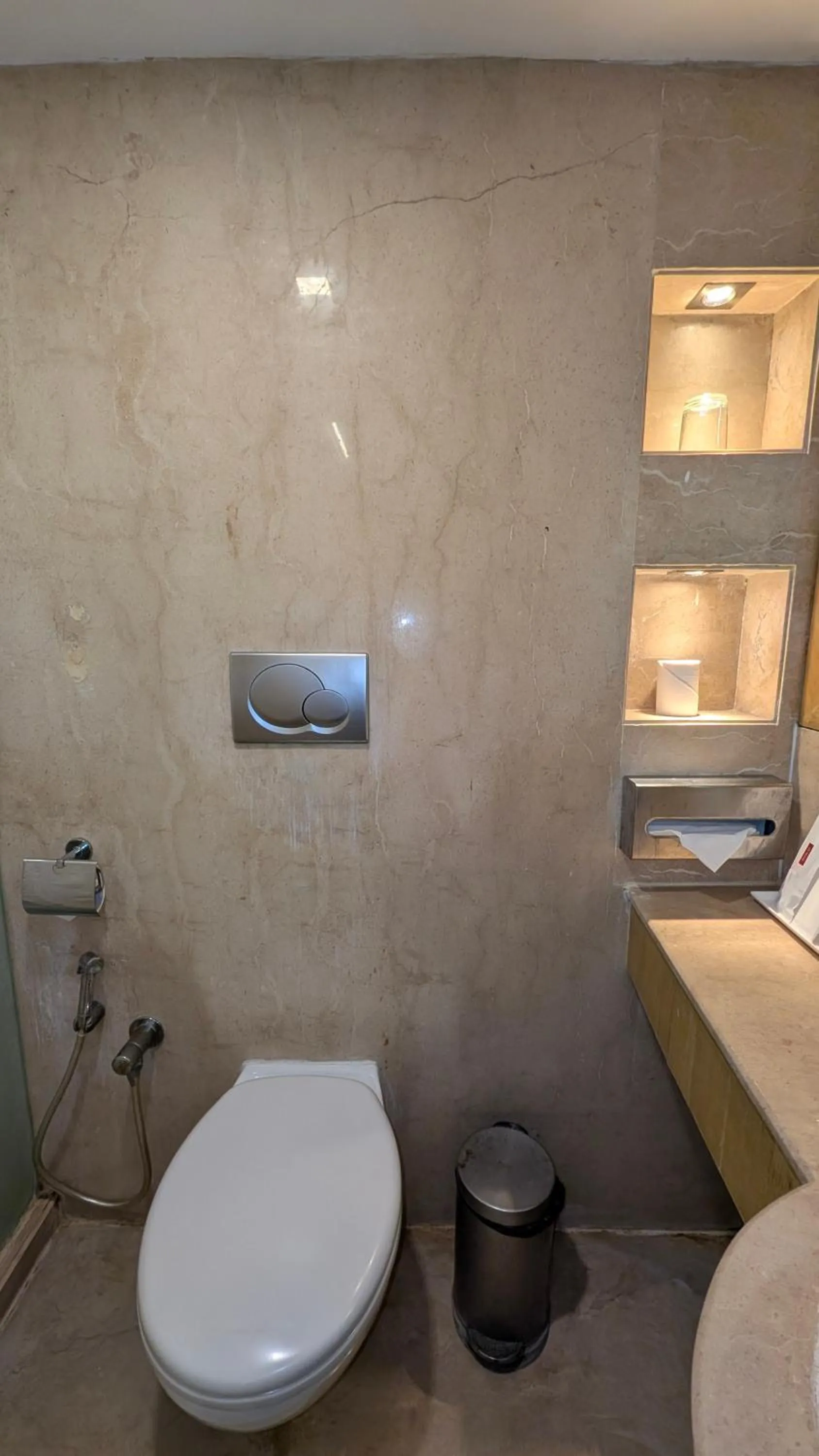 Public Bath in Pride Hotel, Chennai