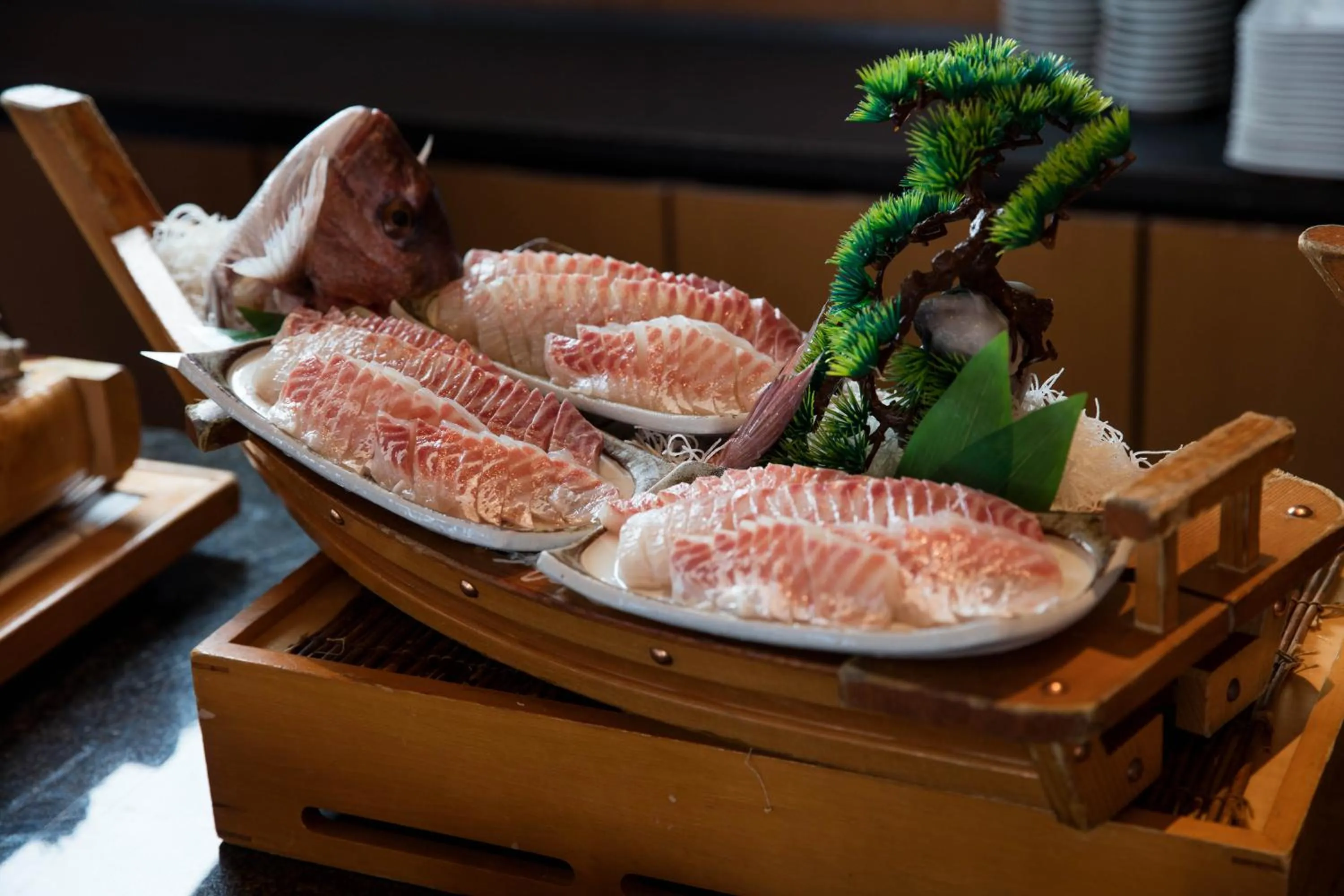 Dinner in Miyako Resort Okushima Aqua Forest