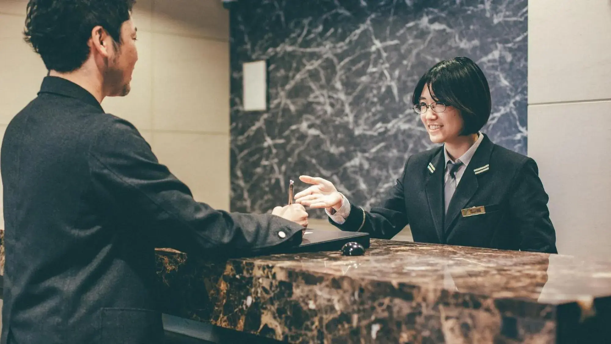 Lobby or reception in Kuretake Inn Premium Nagoya Nayabashi Lobby or reception in Kuretake Inn Premium Nagoya Nayabashi