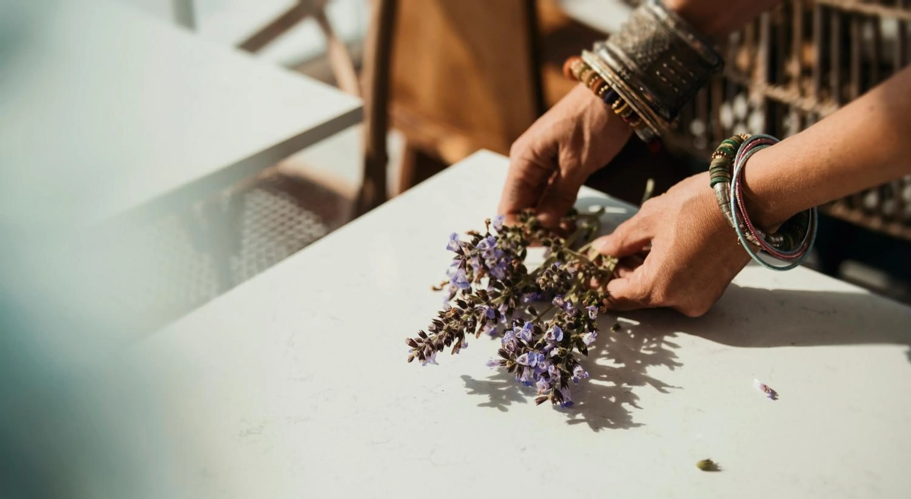 Decorative detail in Aelia Wellness Retreat