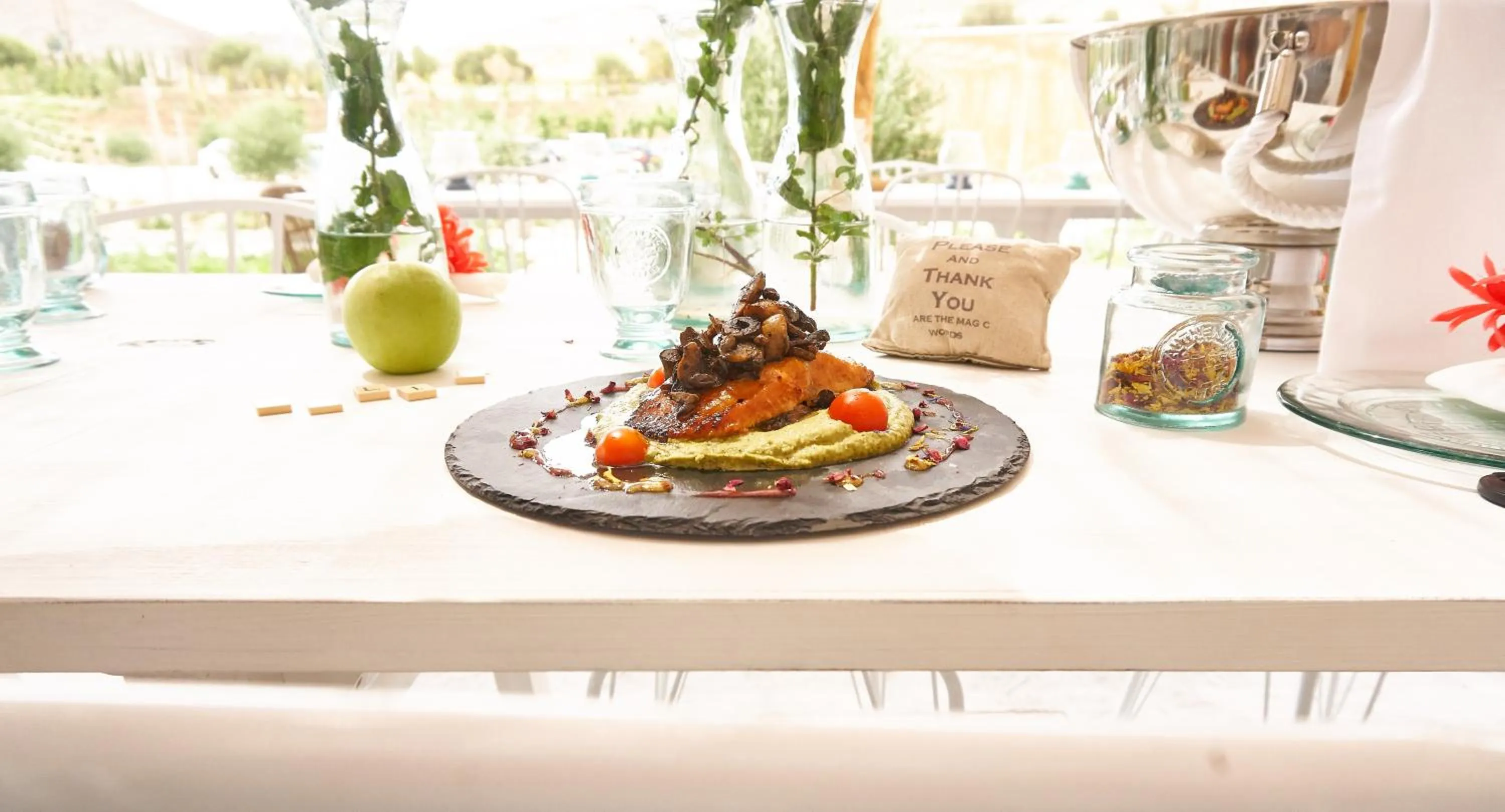 Food in Aelia Wellness Retreat