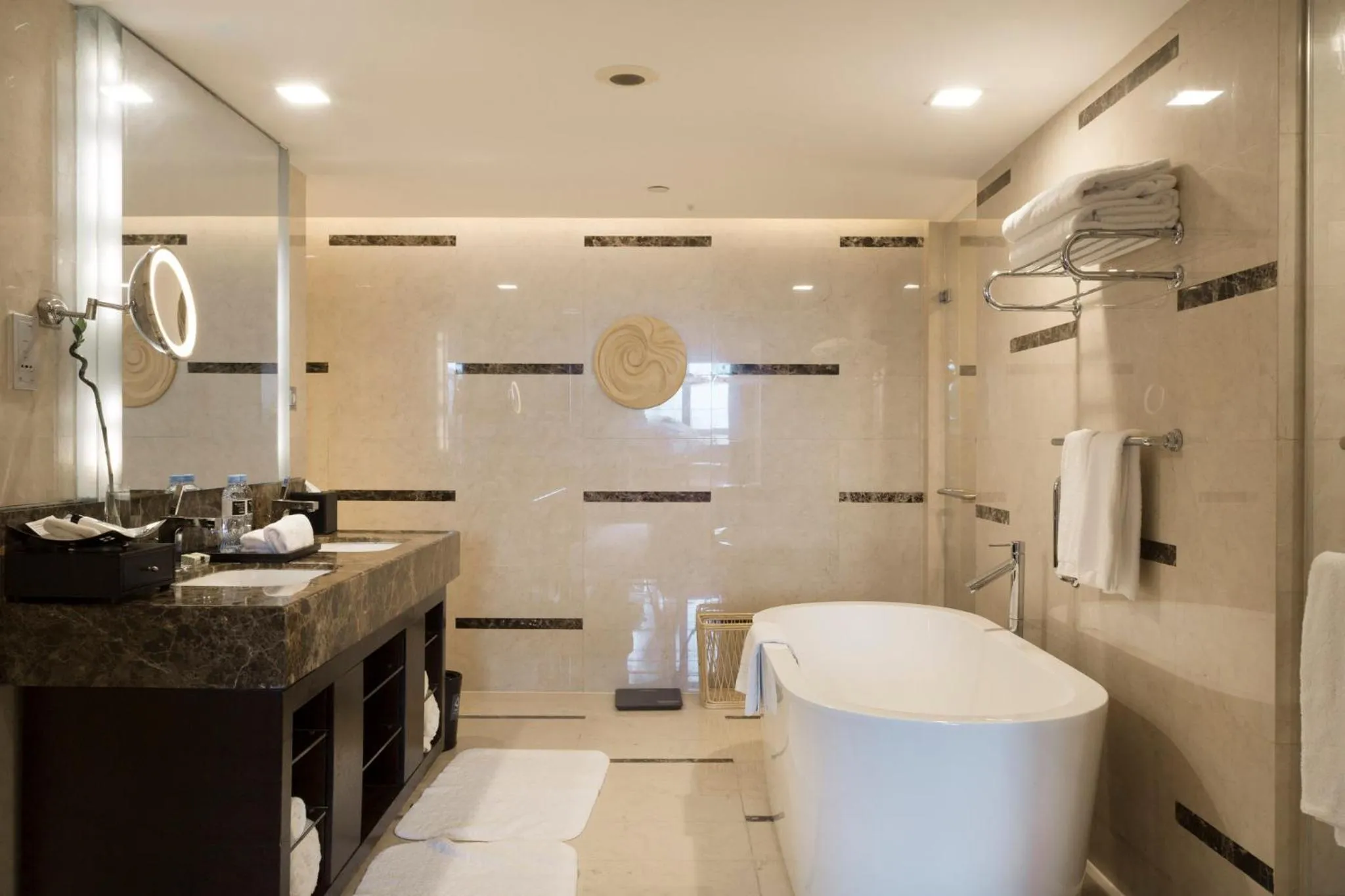 Bedroom in InterContinental Qingdao by IHG l Inside the Olympic Sailing Center l May Fourth Square