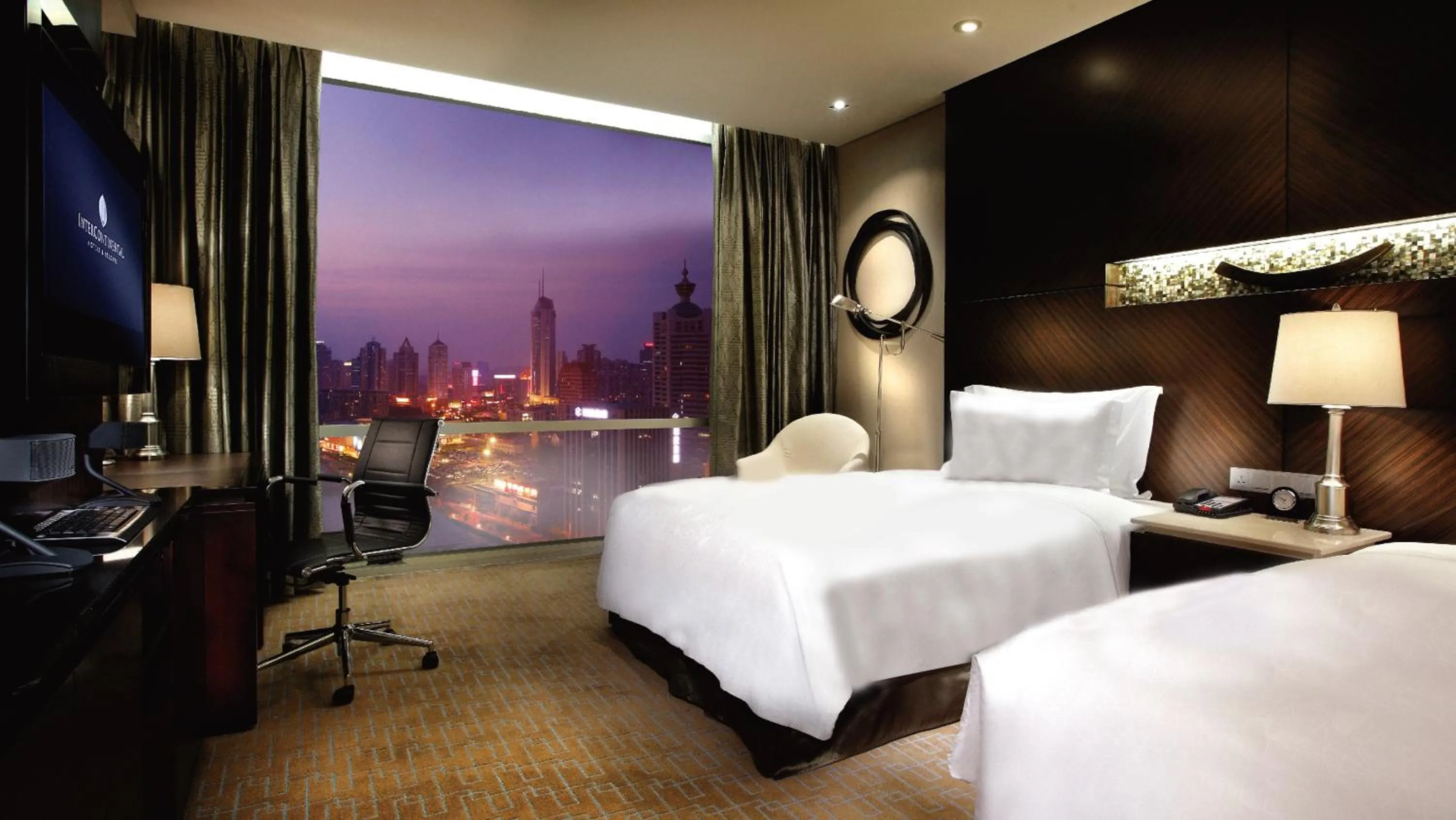 Bed in InterContinental Qingdao by IHG l Inside the Olympic Sailing Center l May Fourth Square