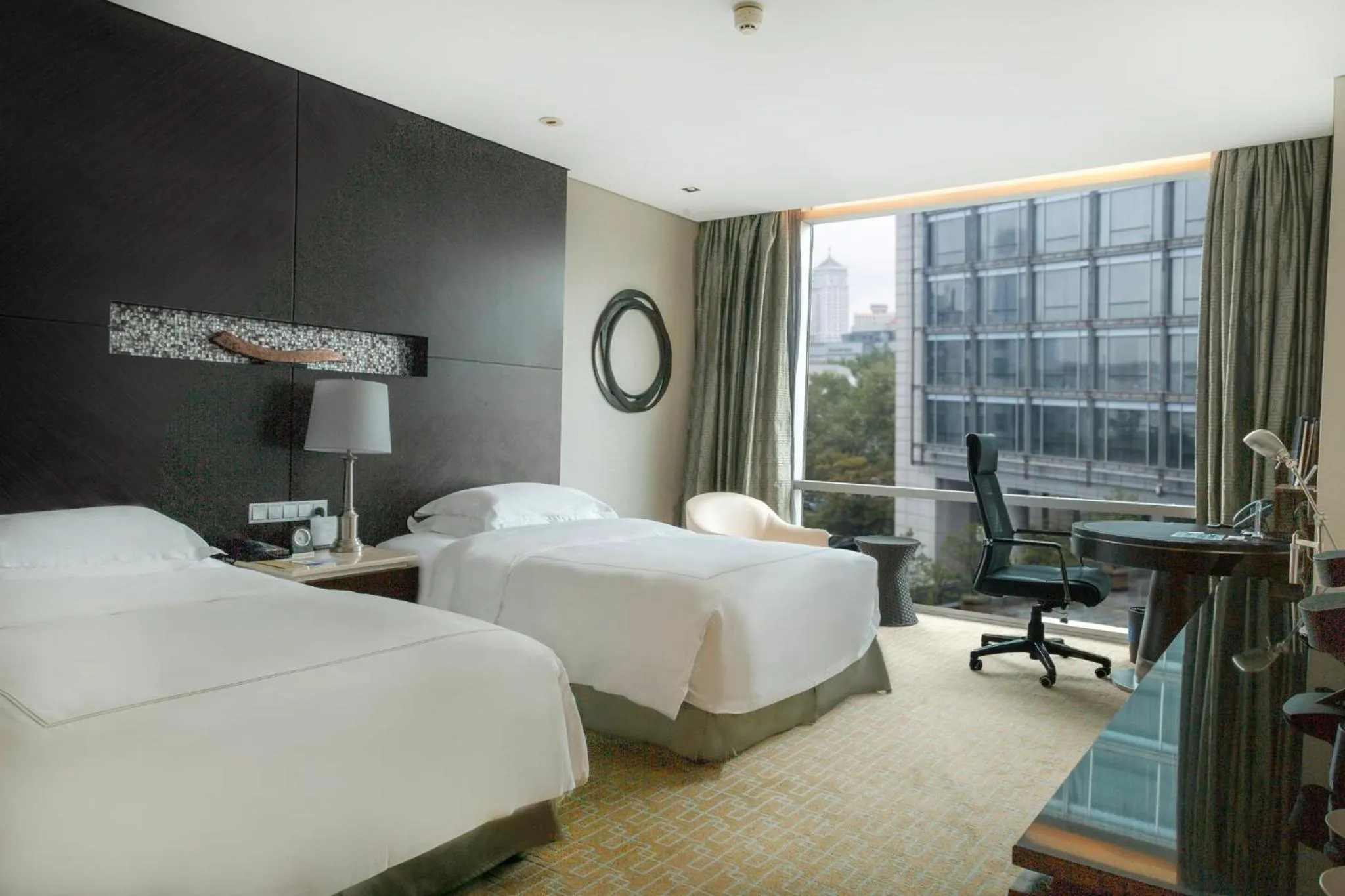Photo of the whole room, Bed in InterContinental Qingdao by IHG l Inside the Olympic Sailing Center l May Fourth Square