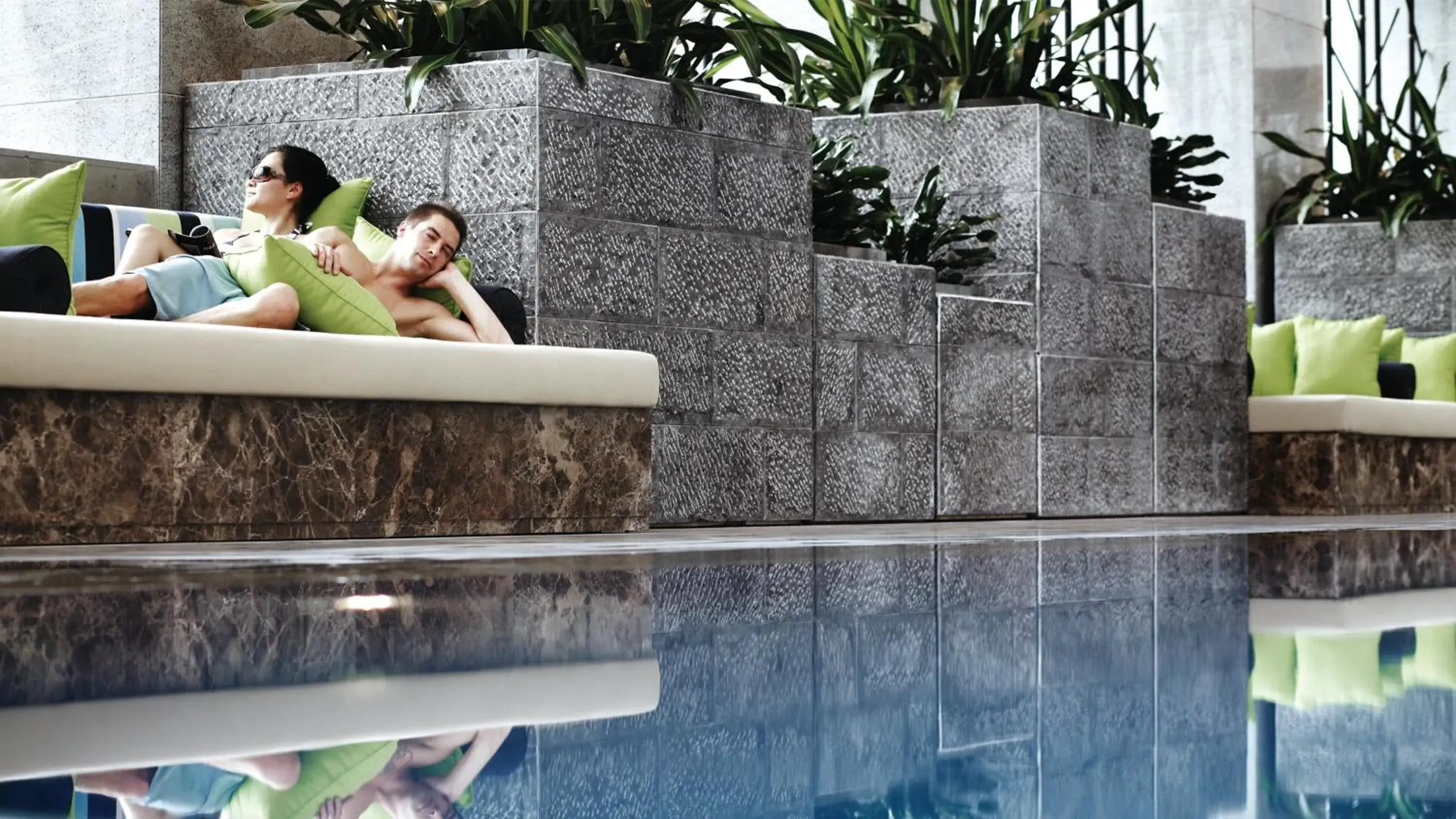 Swimming pool in InterContinental Qingdao by IHG l Inside the Olympic Sailing Center l May Fourth Square Swimming pool in InterContinental Qingdao by IHG l Inside the Olympic Sailing Center l May Fourth Square