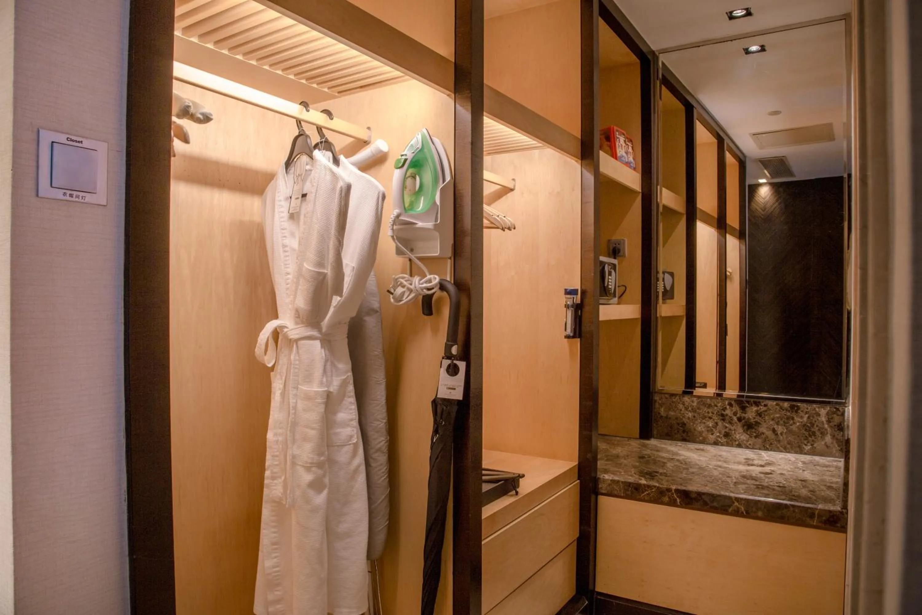 wardrobe in InterContinental Qingdao by IHG l Inside the Olympic Sailing Center l May Fourth Square