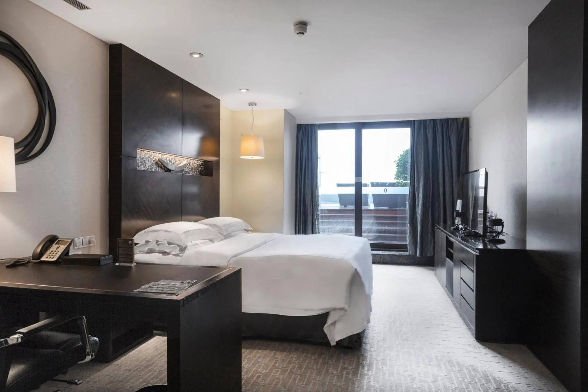 Bedroom, Bed in InterContinental Qingdao by IHG l Inside the Olympic Sailing Center l May Fourth Square