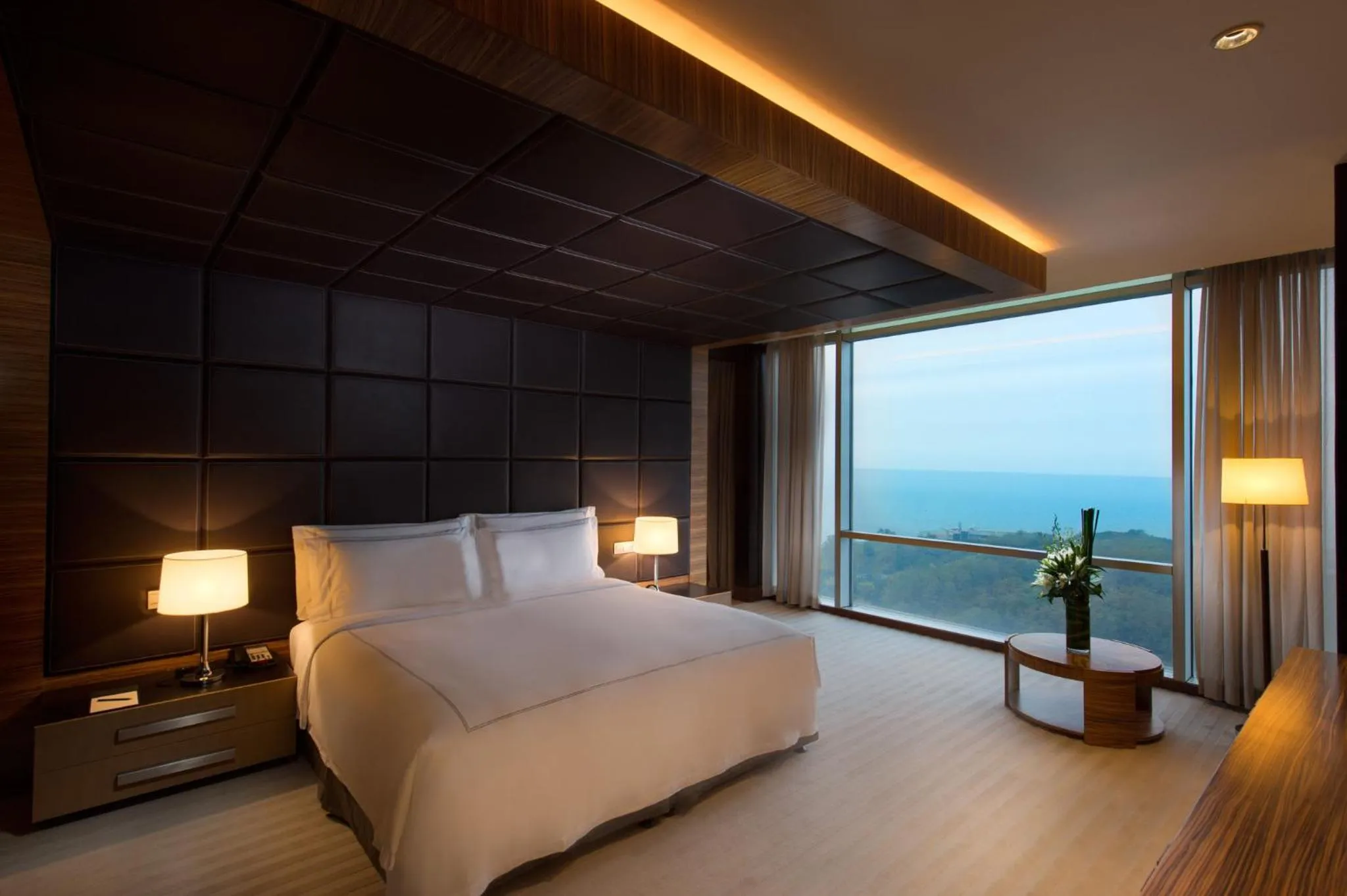 Bedroom, Bed in InterContinental Qingdao by IHG l Inside the Olympic Sailing Center l May Fourth Square