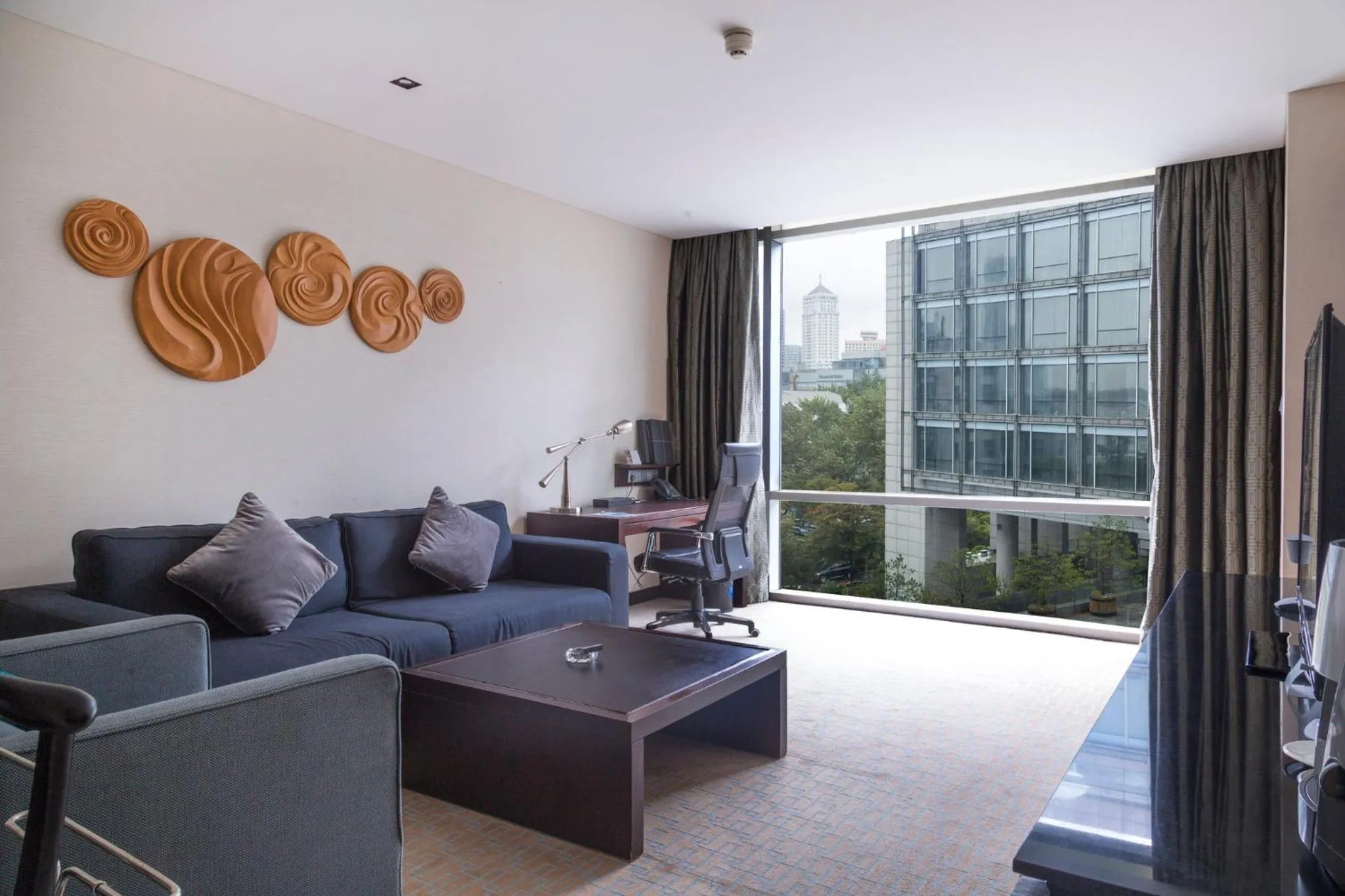 Bedroom in InterContinental Qingdao by IHG l Inside the Olympic Sailing Center l May Fourth Square