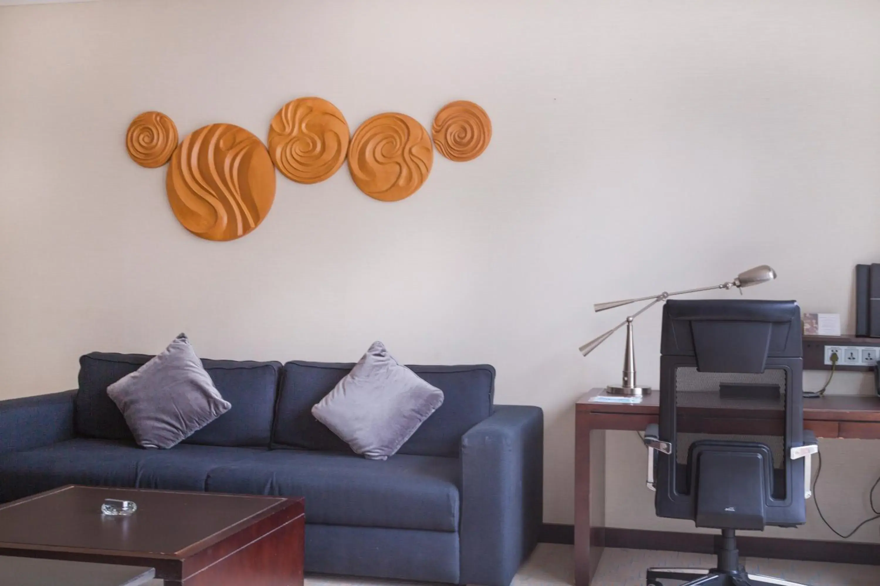 Living room in InterContinental Qingdao by IHG l Inside the Olympic Sailing Center l May Fourth Square Living room in InterContinental Qingdao by IHG l Inside the Olympic Sailing Center l May Fourth Square