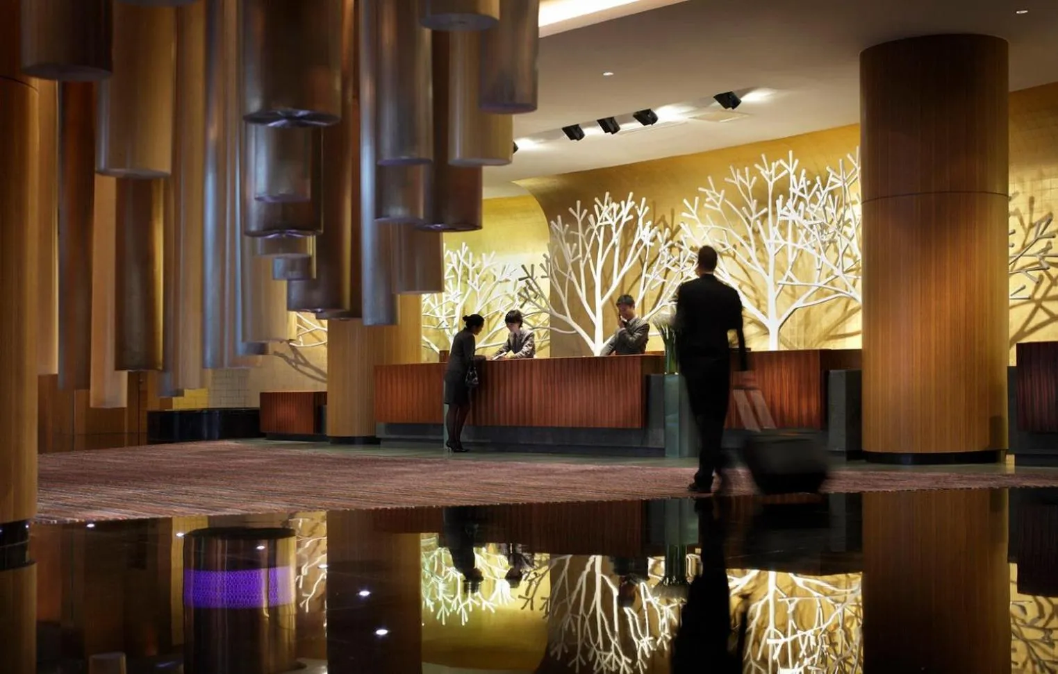 Lobby or reception in InterContinental Qingdao by IHG l Inside the Olympic Sailing Center l May Fourth Square