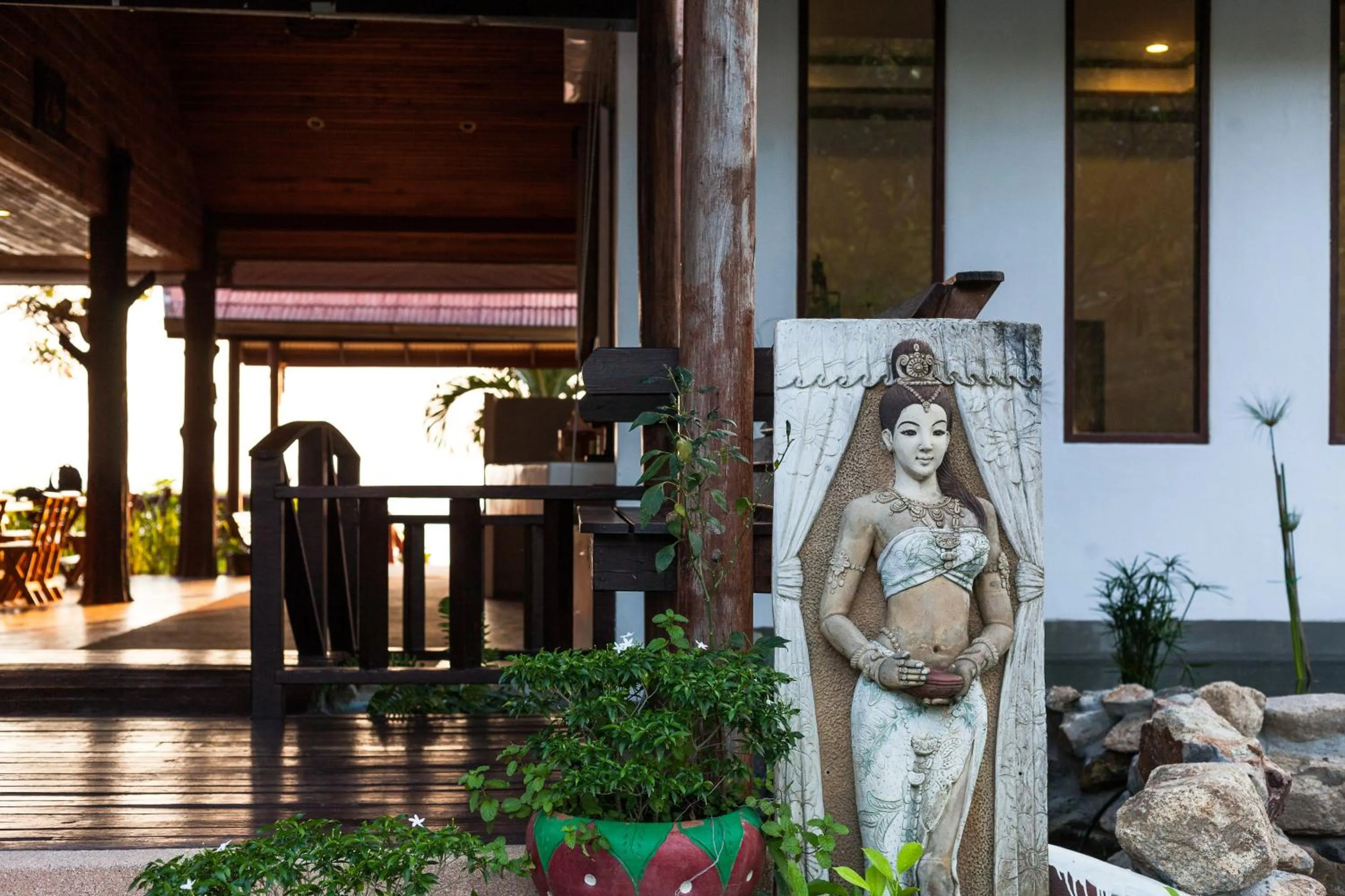Facade/entrance in Zama Resort Koh Phangan
