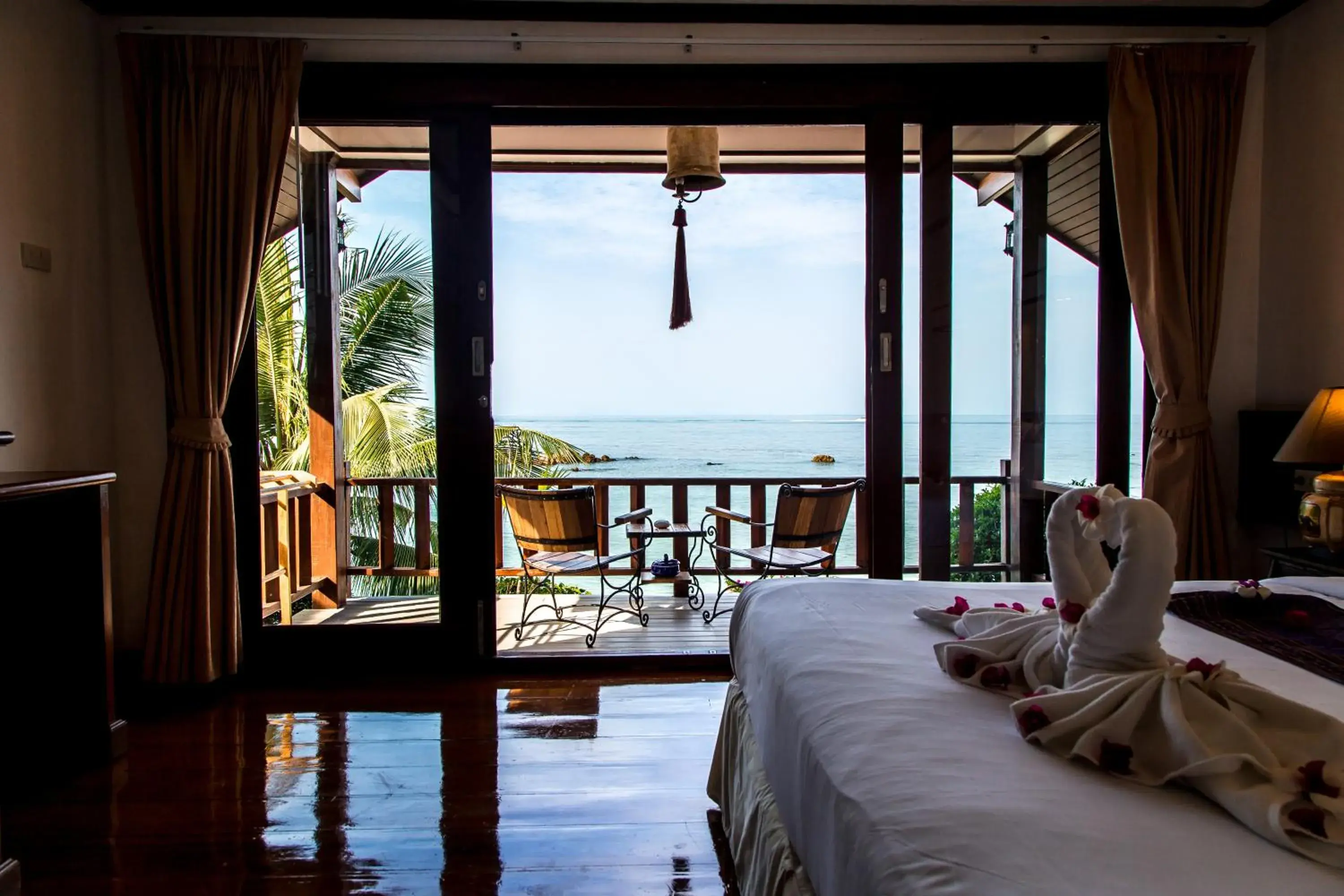 Balcony/Terrace, Bed in Zama Resort Koh Phangan Balcony/Terrace, Bed in Zama Resort Koh Phangan